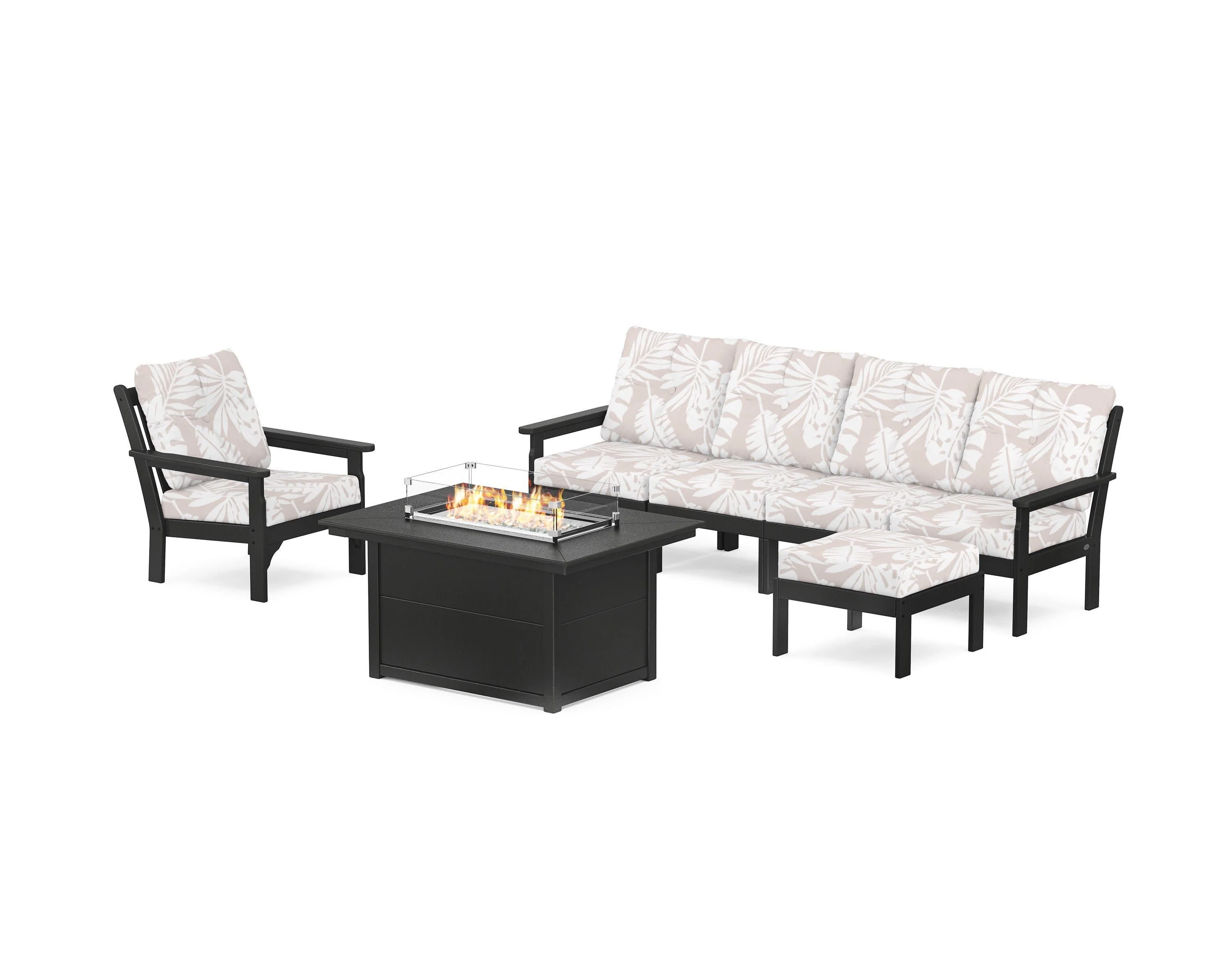Vineyard Sectional Lounge and Fire Pit Set - Image 138