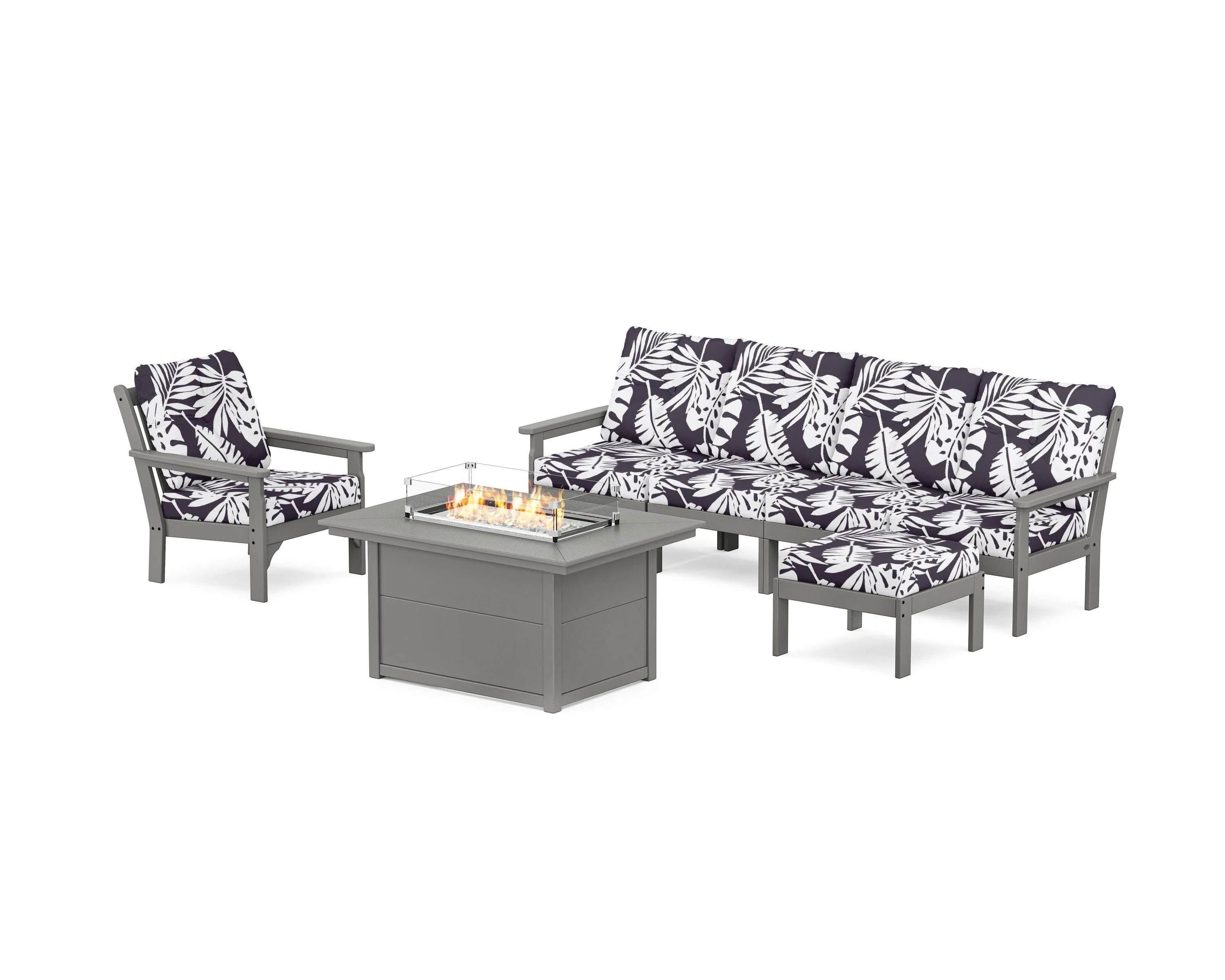 Vineyard Sectional Lounge and Fire Pit Set - Image 140