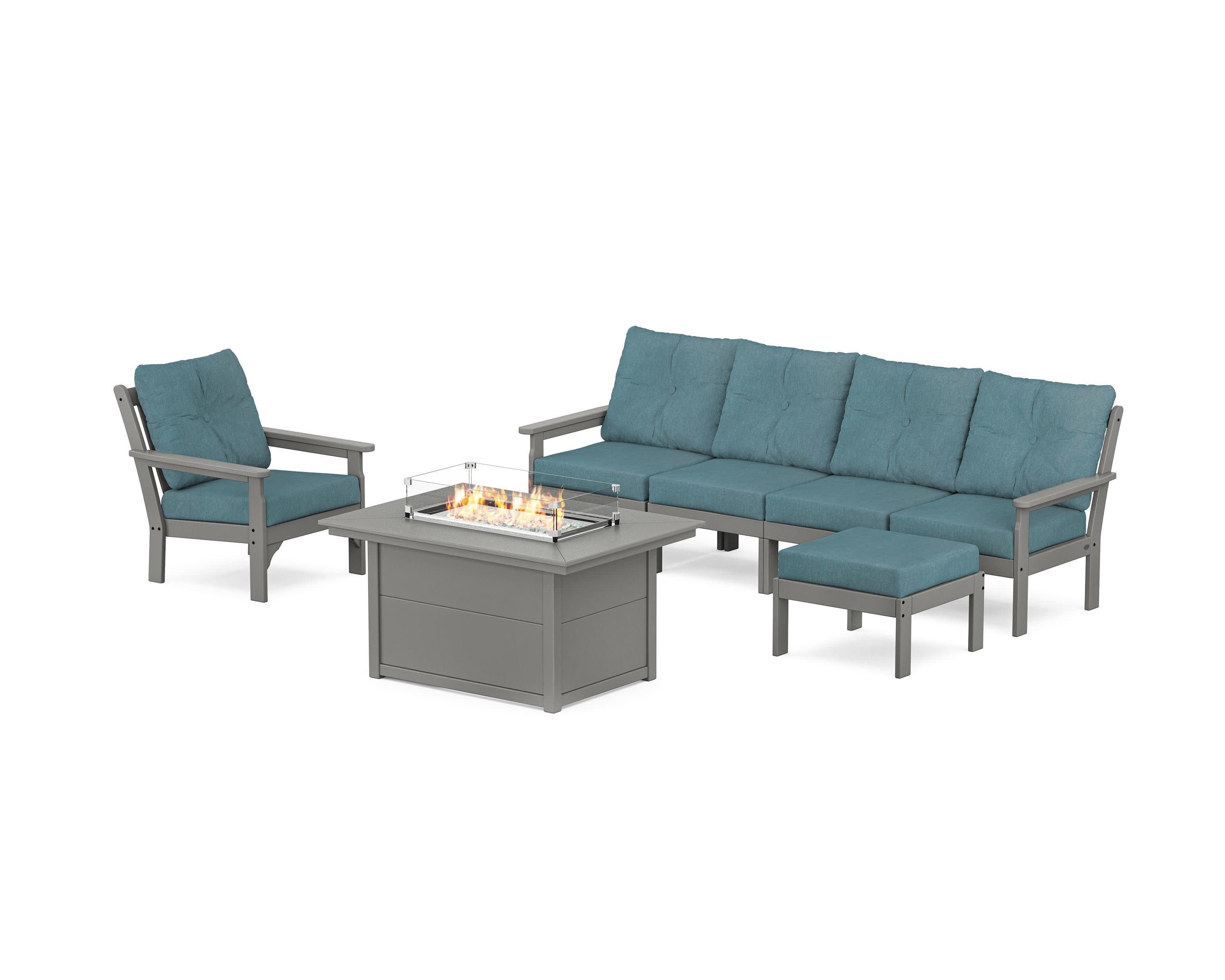 Vineyard Sectional Lounge and Fire Pit Set - Image 142