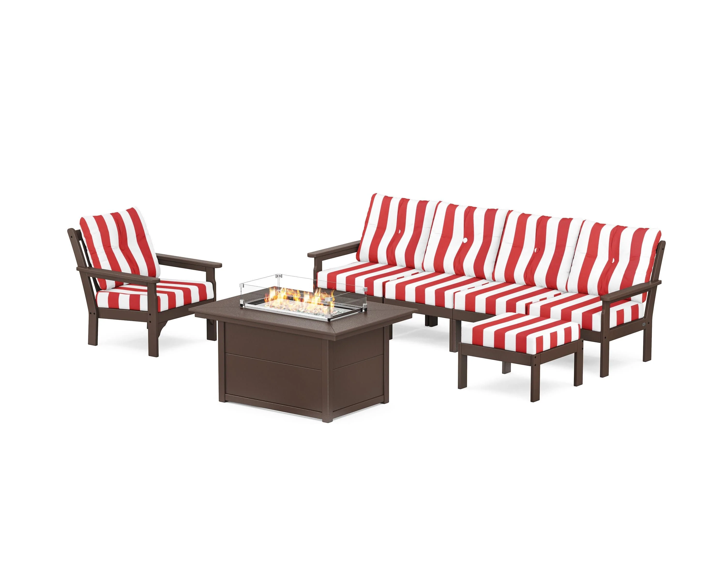 Vineyard Sectional Lounge and Fire Pit Set - Image 146