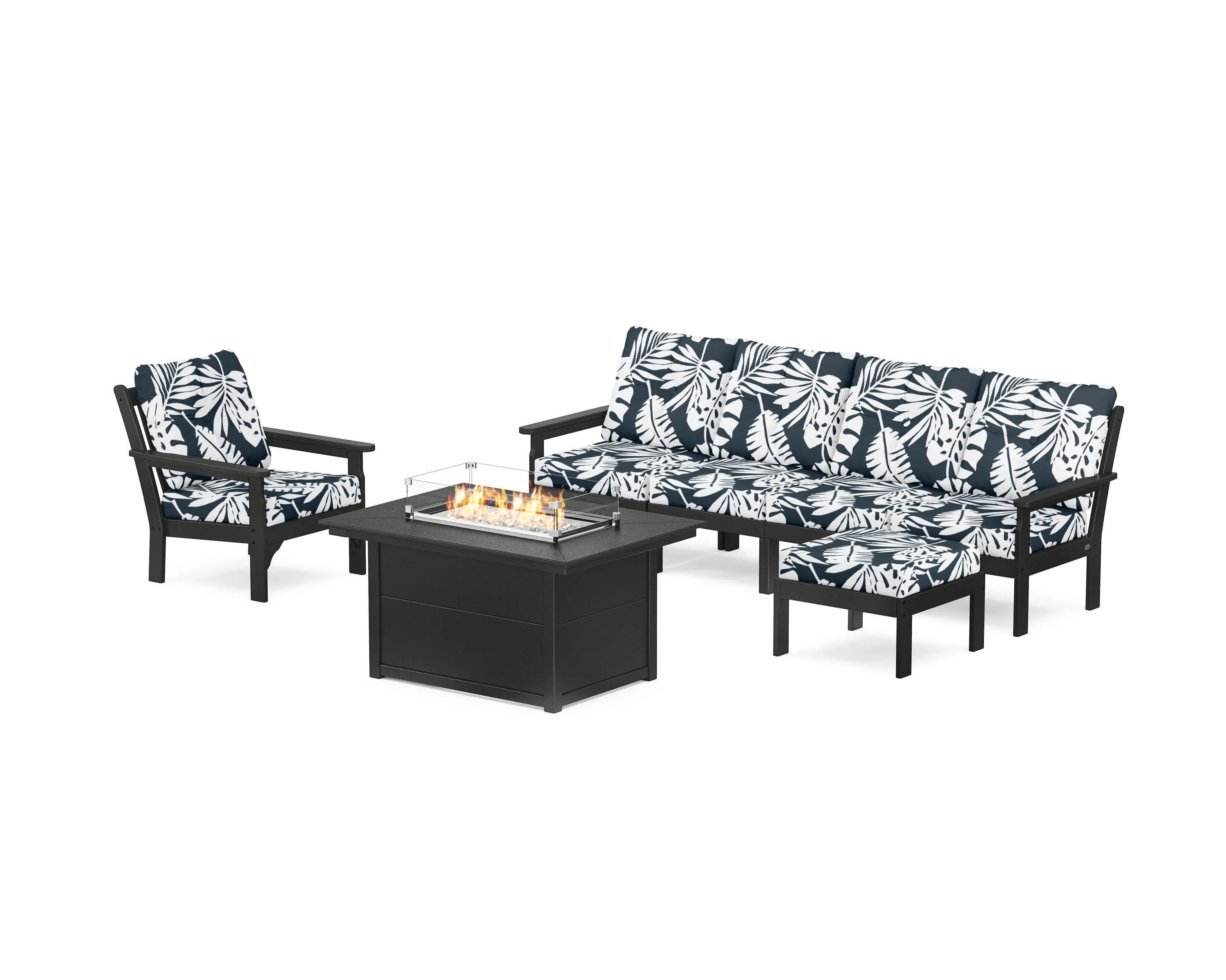 Vineyard Sectional Lounge and Fire Pit Set - Image 155