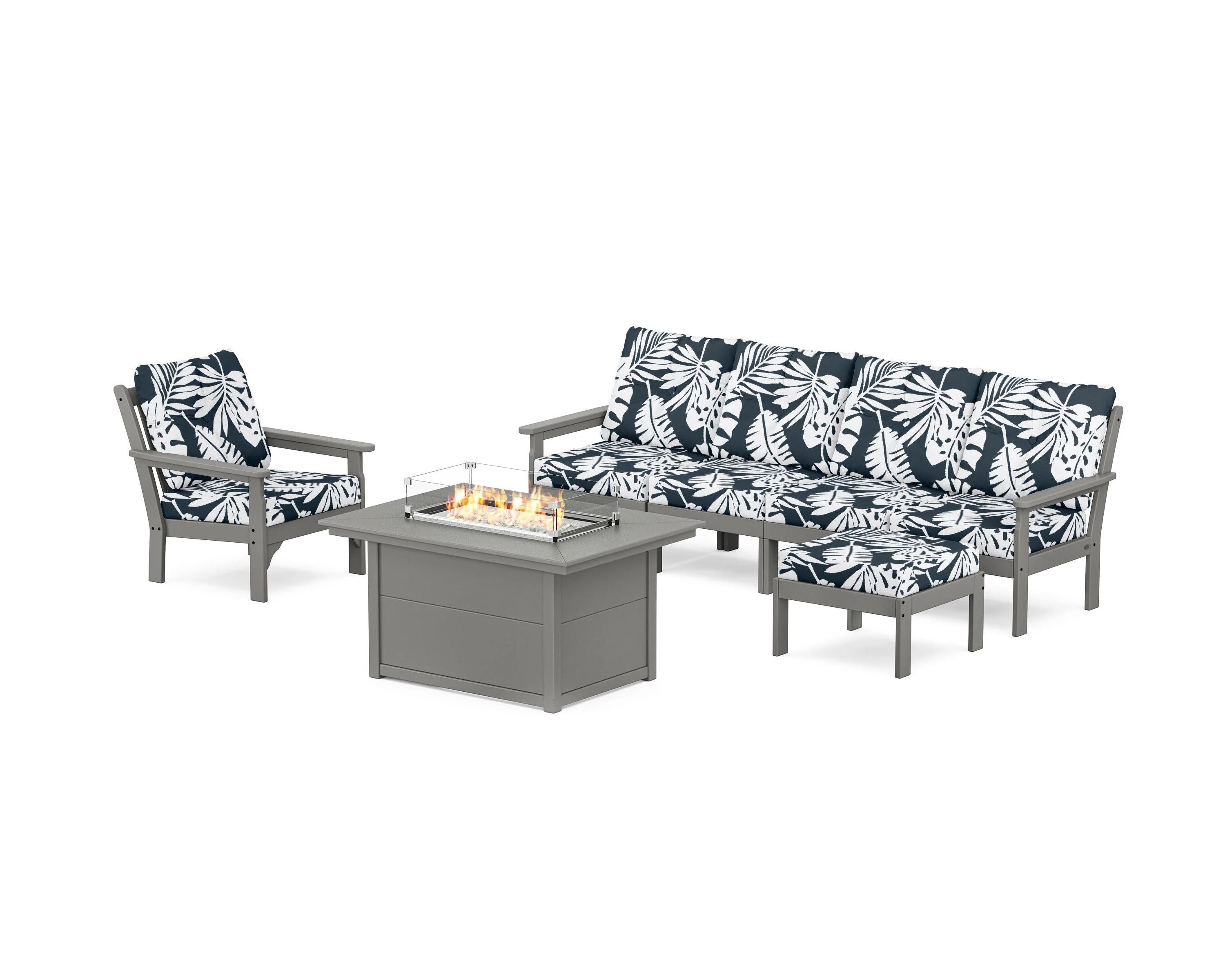 Vineyard Sectional Lounge and Fire Pit Set - Image 156