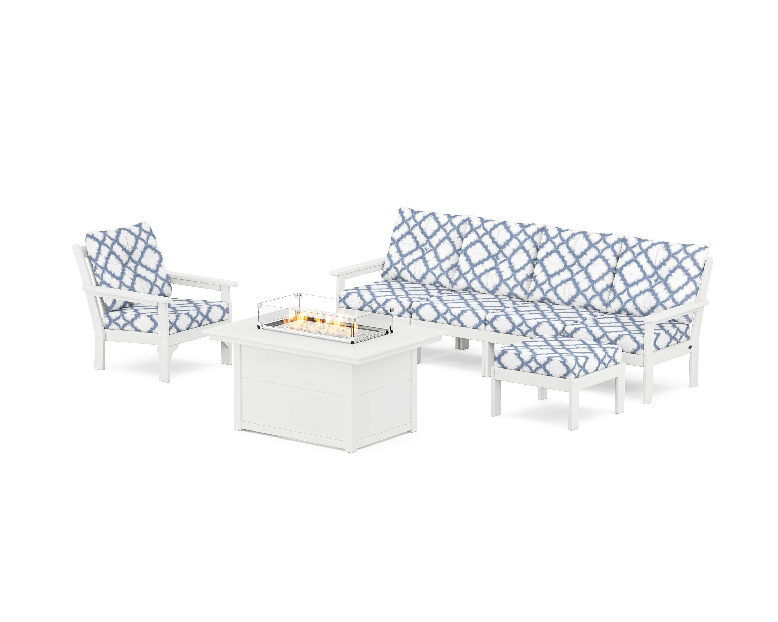 Vineyard Sectional Lounge and Fire Pit Set - Image 161