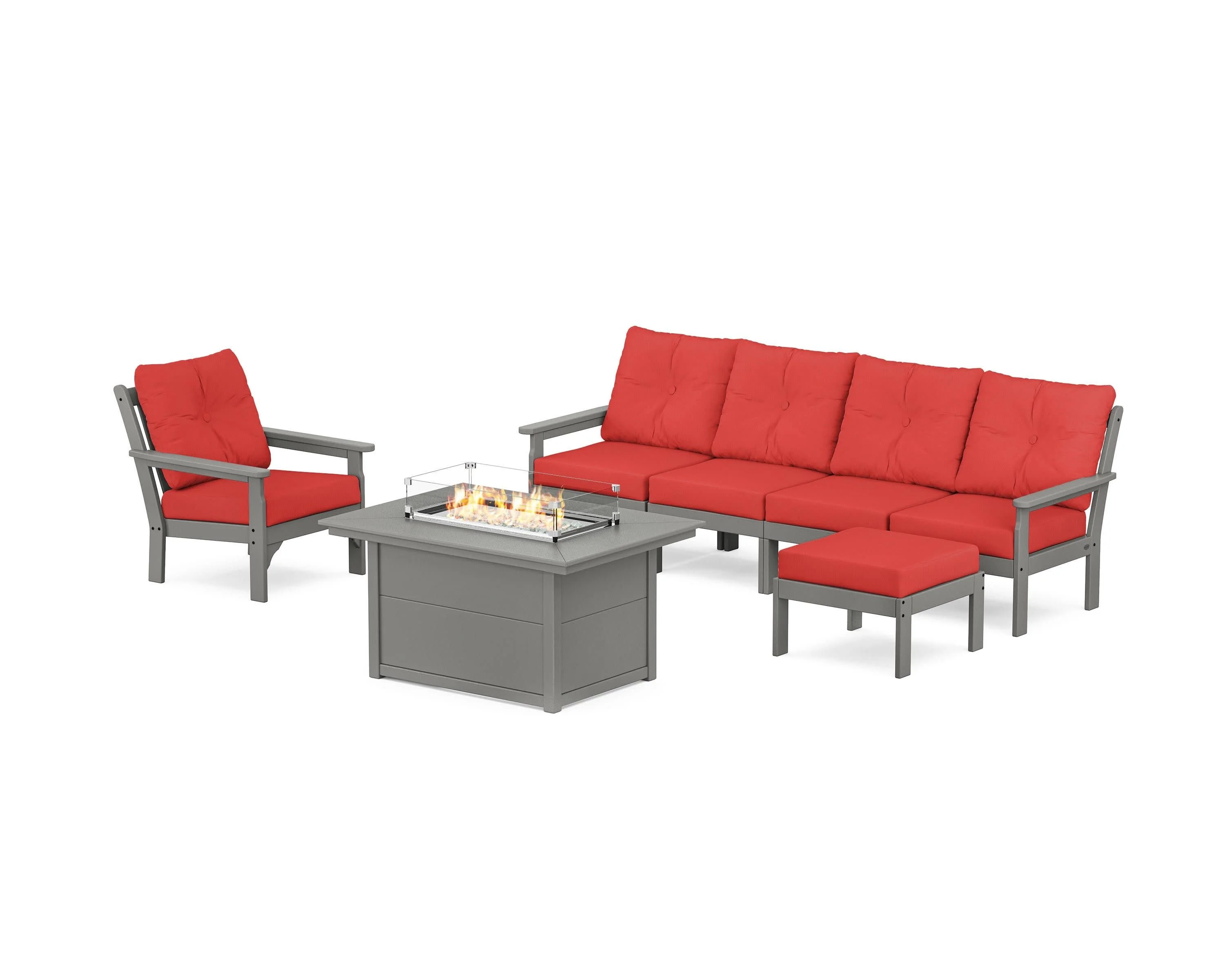 Vineyard Sectional Lounge and Fire Pit Set - Image 164