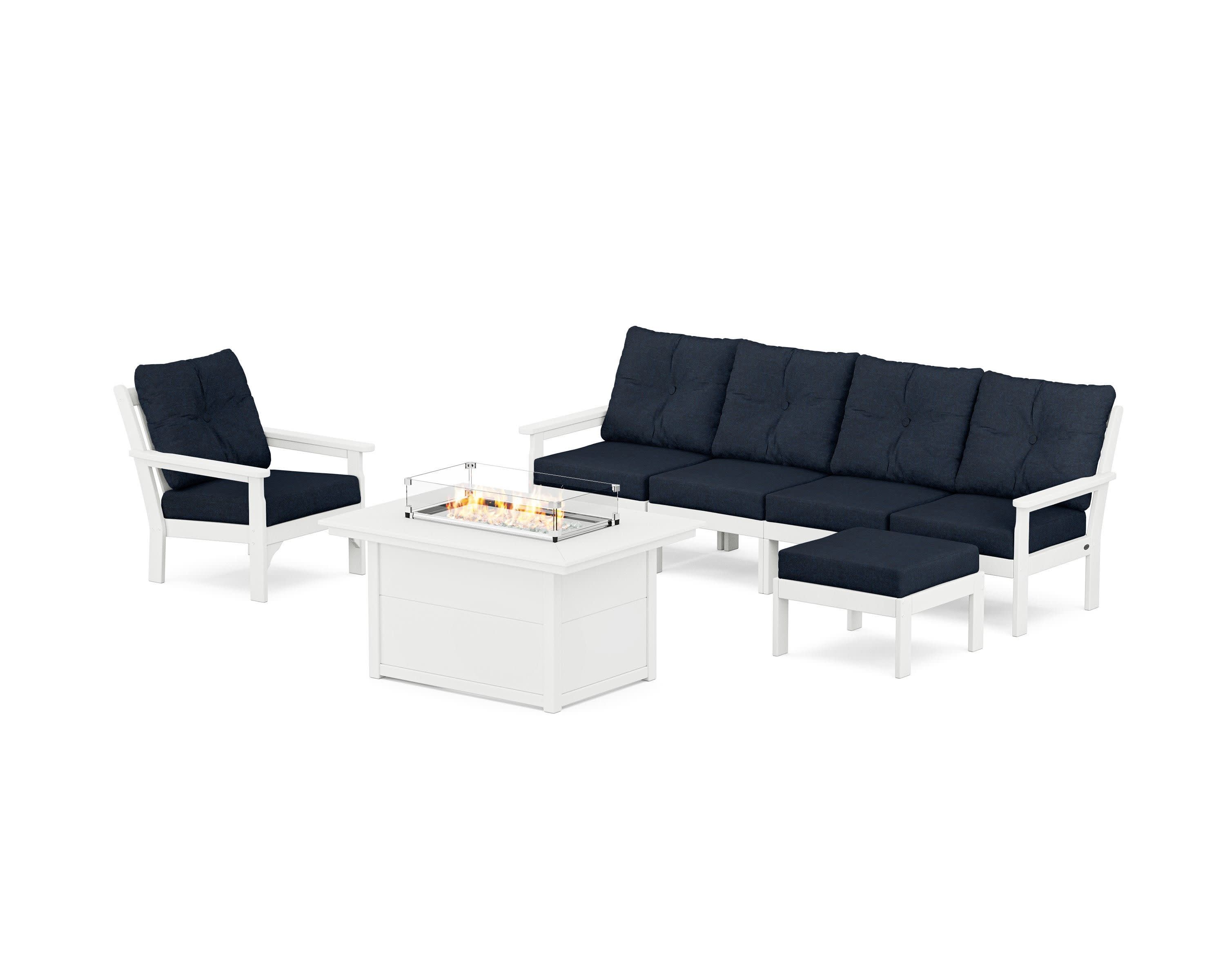 Vineyard Sectional Lounge and Fire Pit Set - Image 179