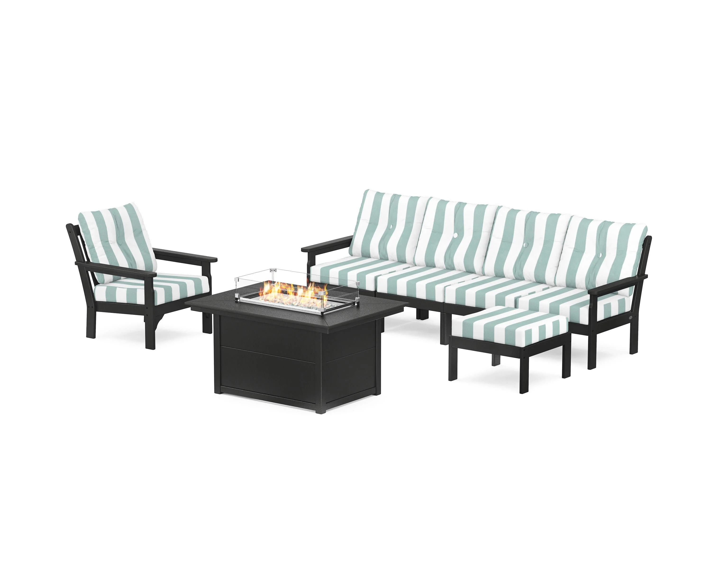 Vineyard Sectional Lounge and Fire Pit Set - Image 182