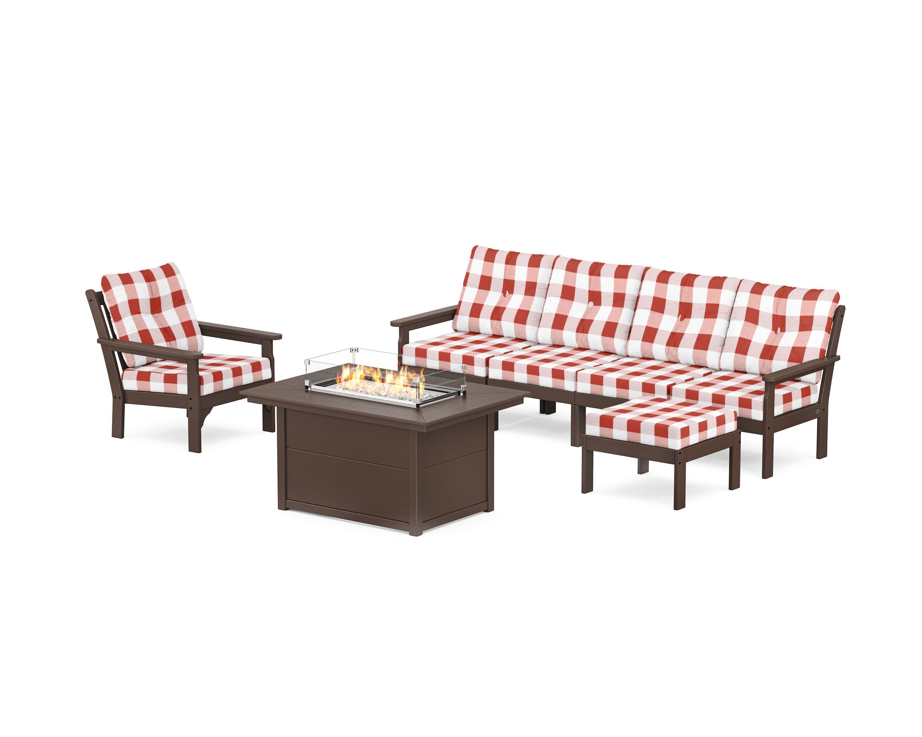 Vineyard Sectional Lounge and Fire Pit Set - Image 185