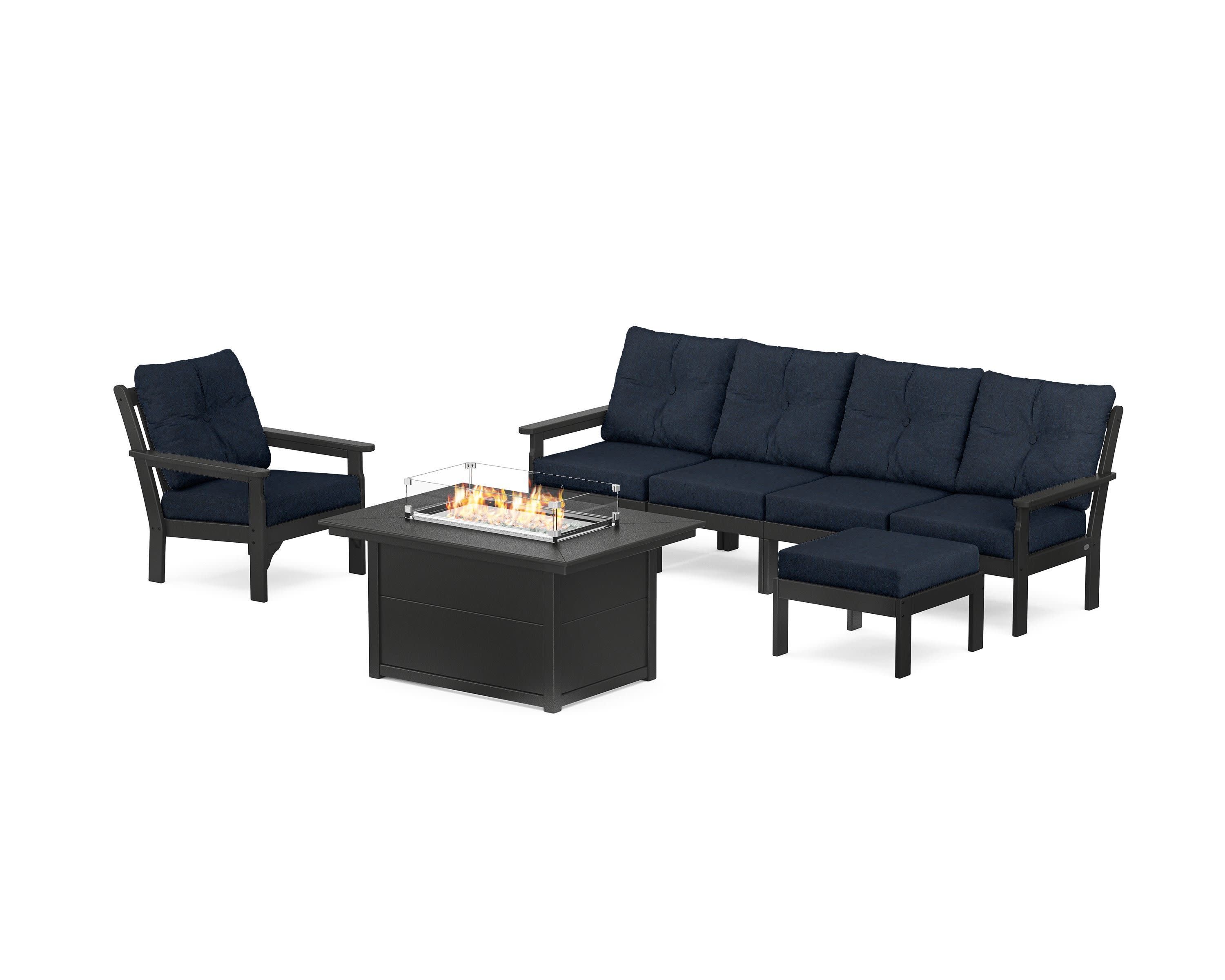 Vineyard Sectional Lounge and Fire Pit Set - Image 191