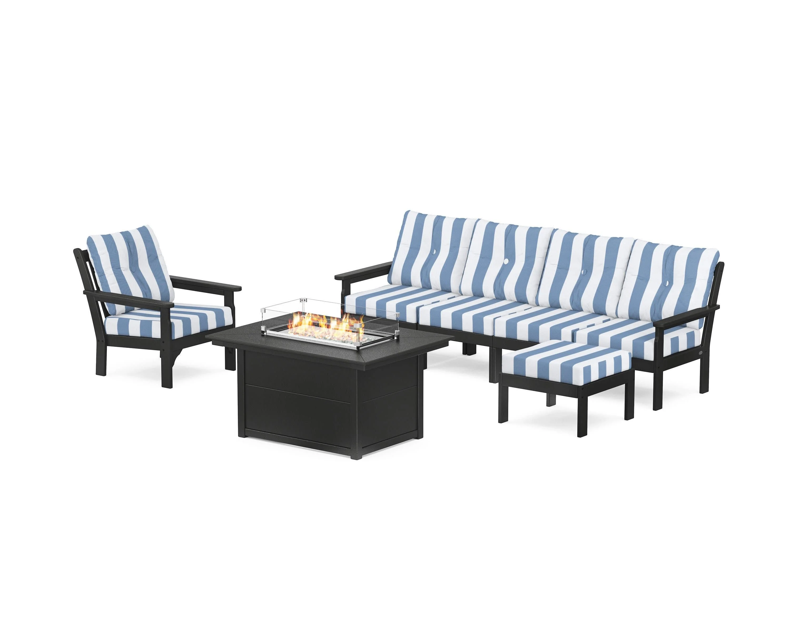 Vineyard Sectional Lounge and Fire Pit Set - Image 193