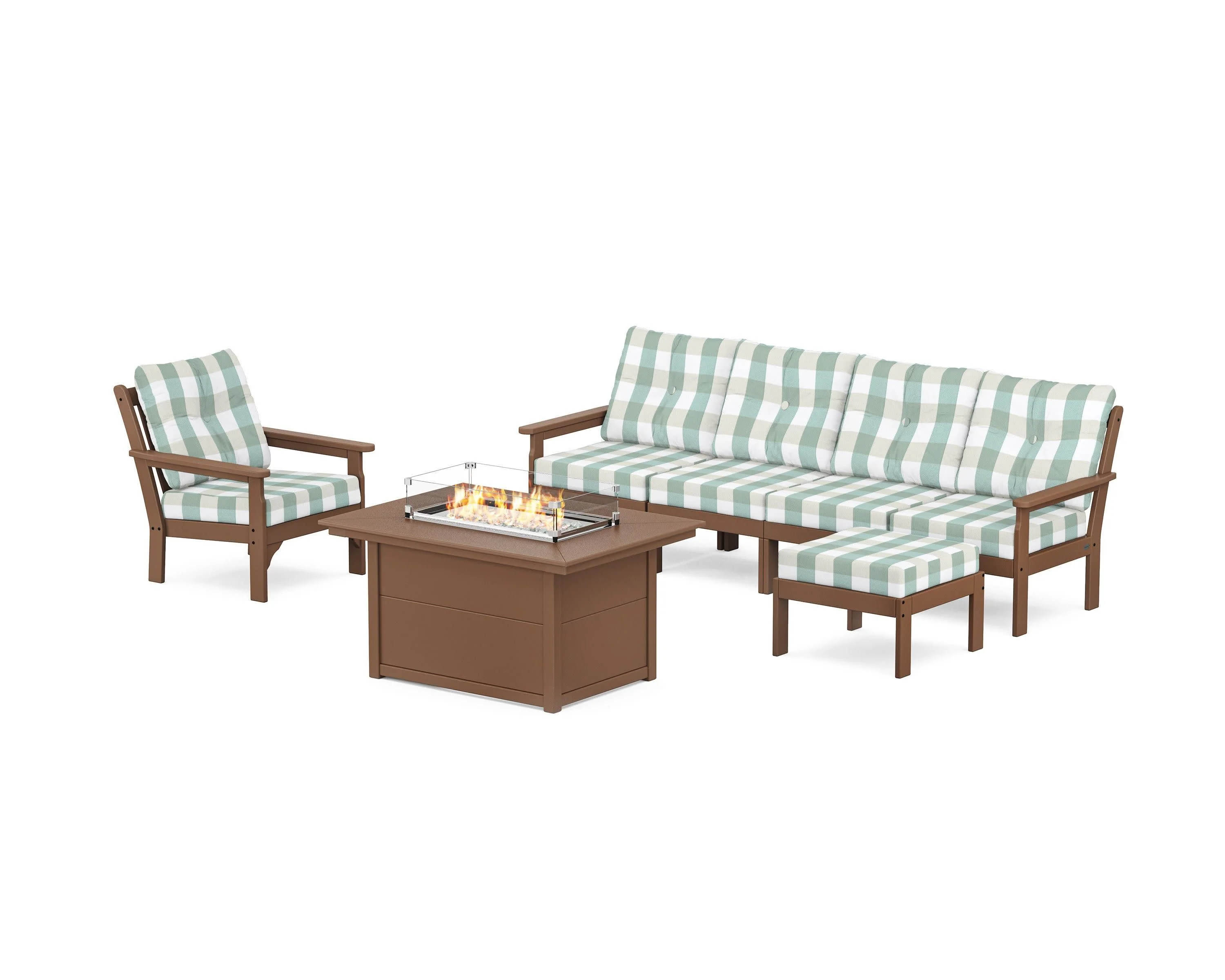Vineyard Sectional Lounge and Fire Pit Set - Image 201