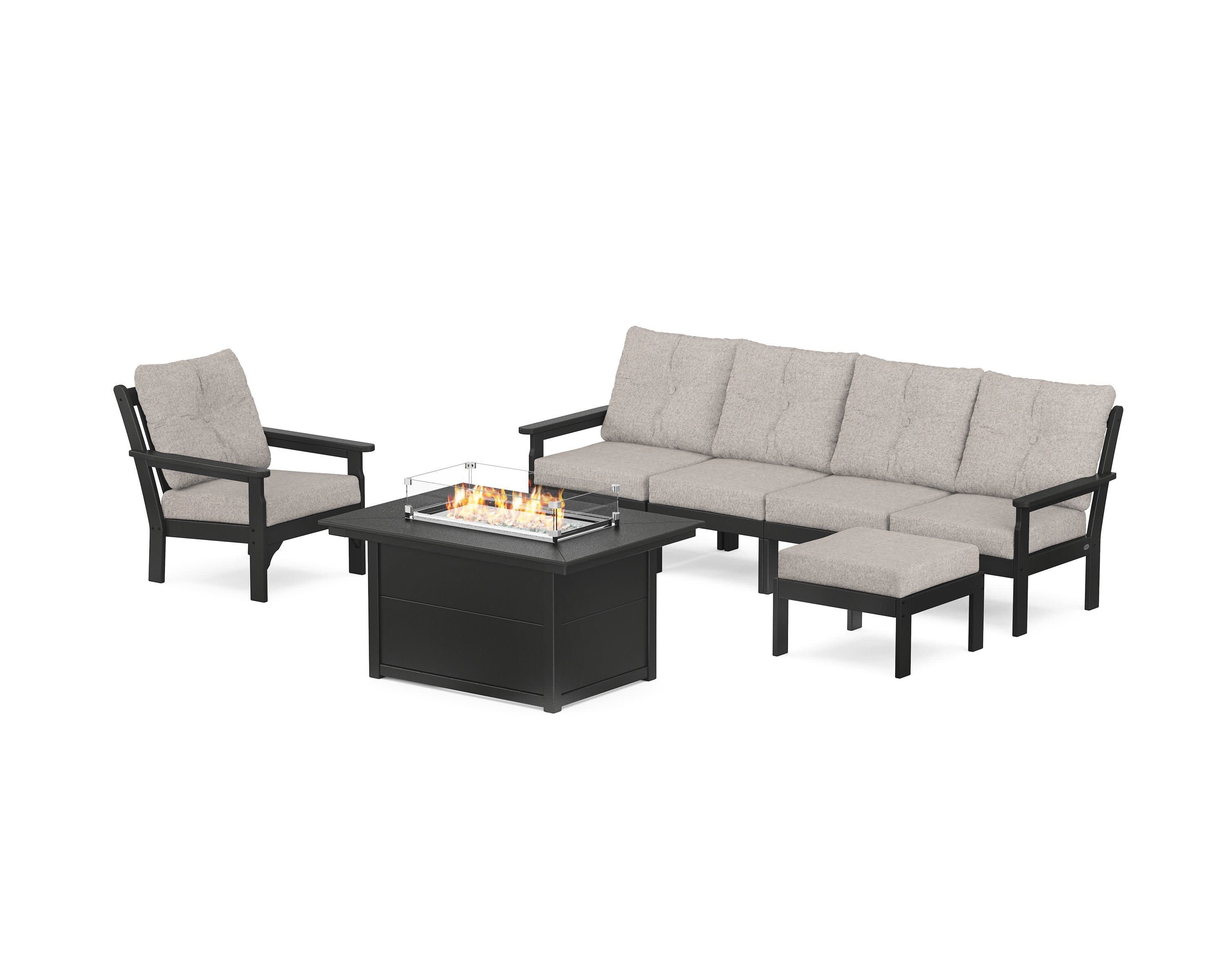 Vineyard Sectional Lounge and Fire Pit Set - Image 202