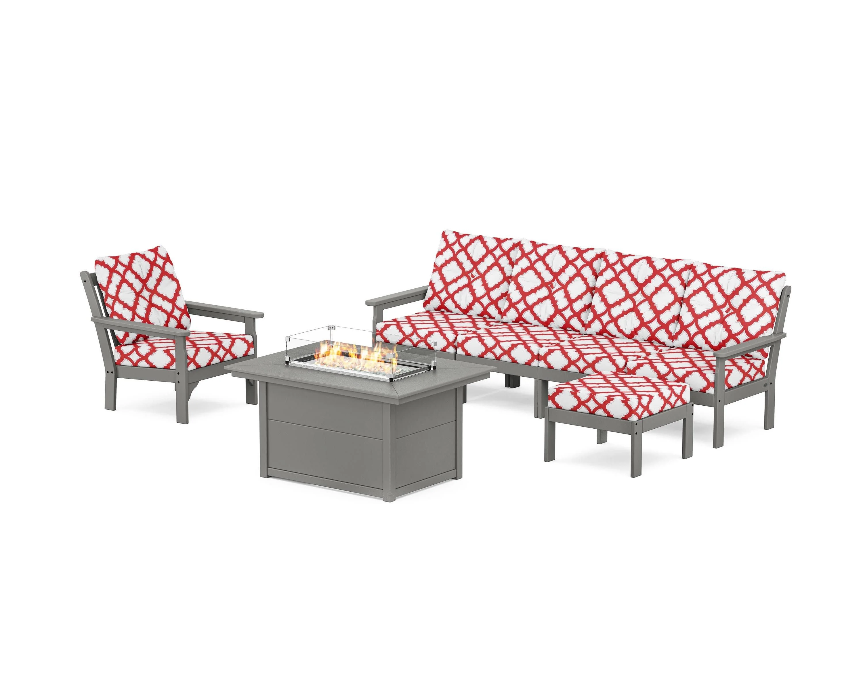 Vineyard Sectional Lounge and Fire Pit Set - Image 207