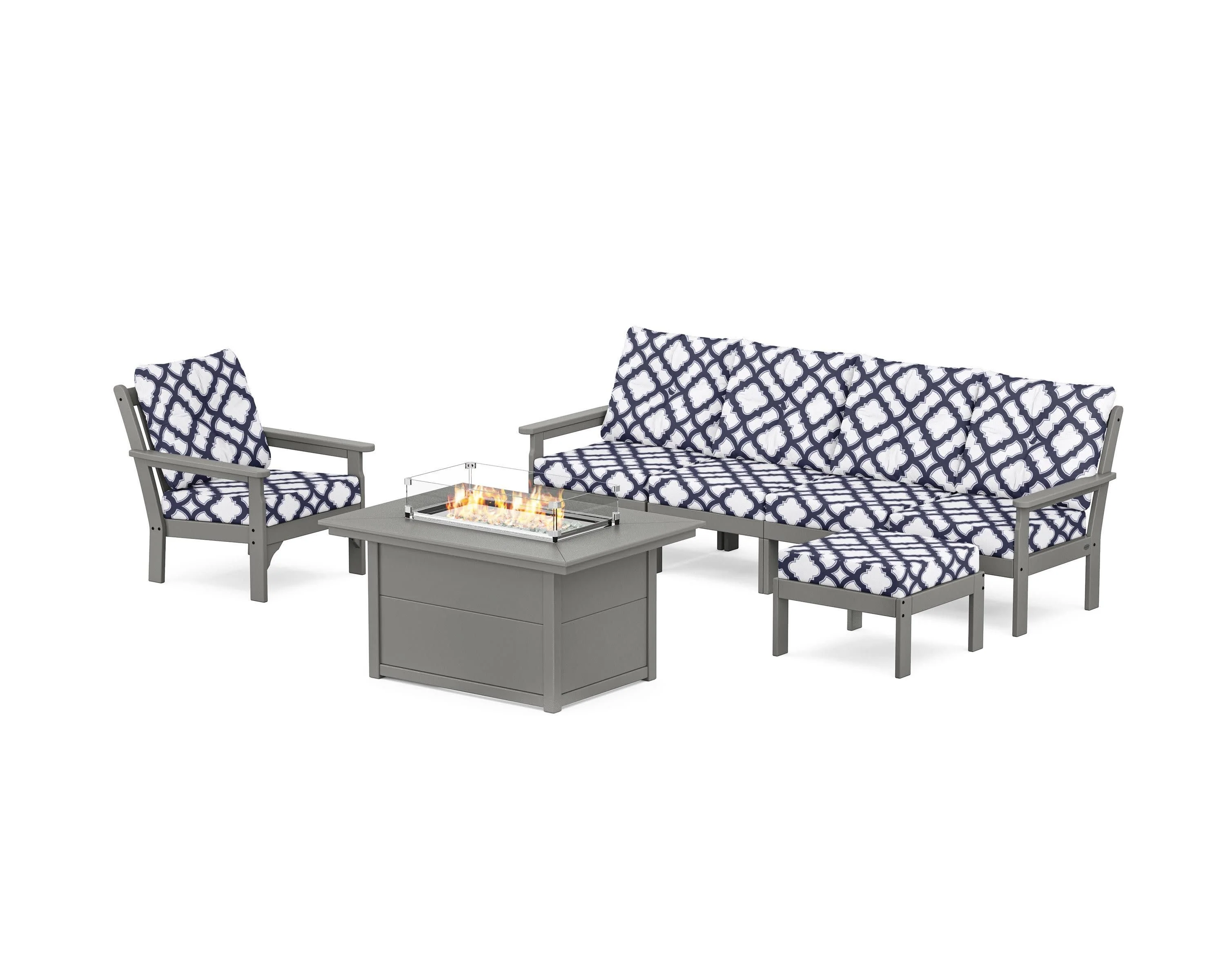 Vineyard Sectional Lounge and Fire Pit Set - Image 208