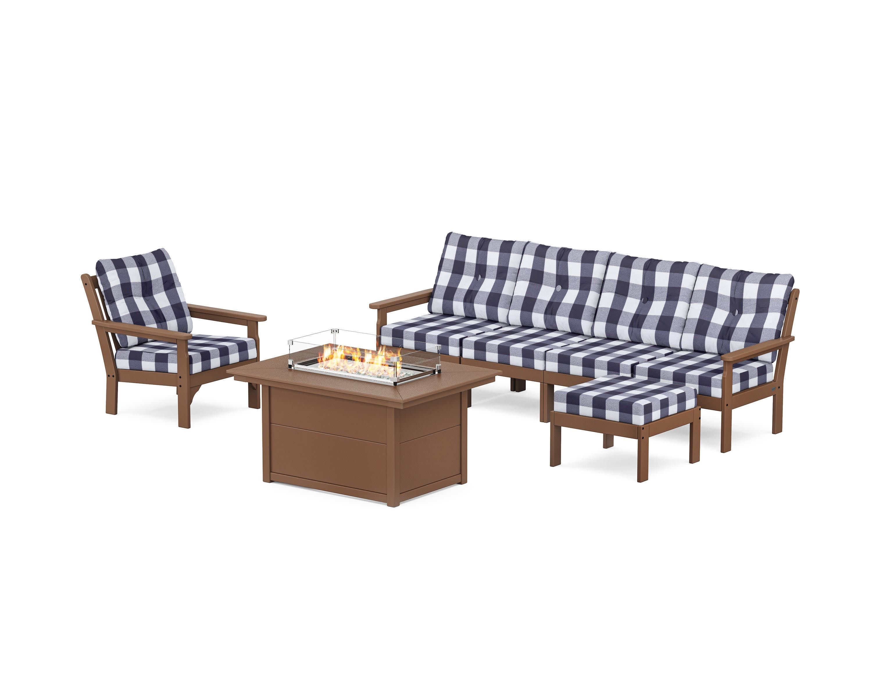 Vineyard Sectional Lounge and Fire Pit Set - Image 210
