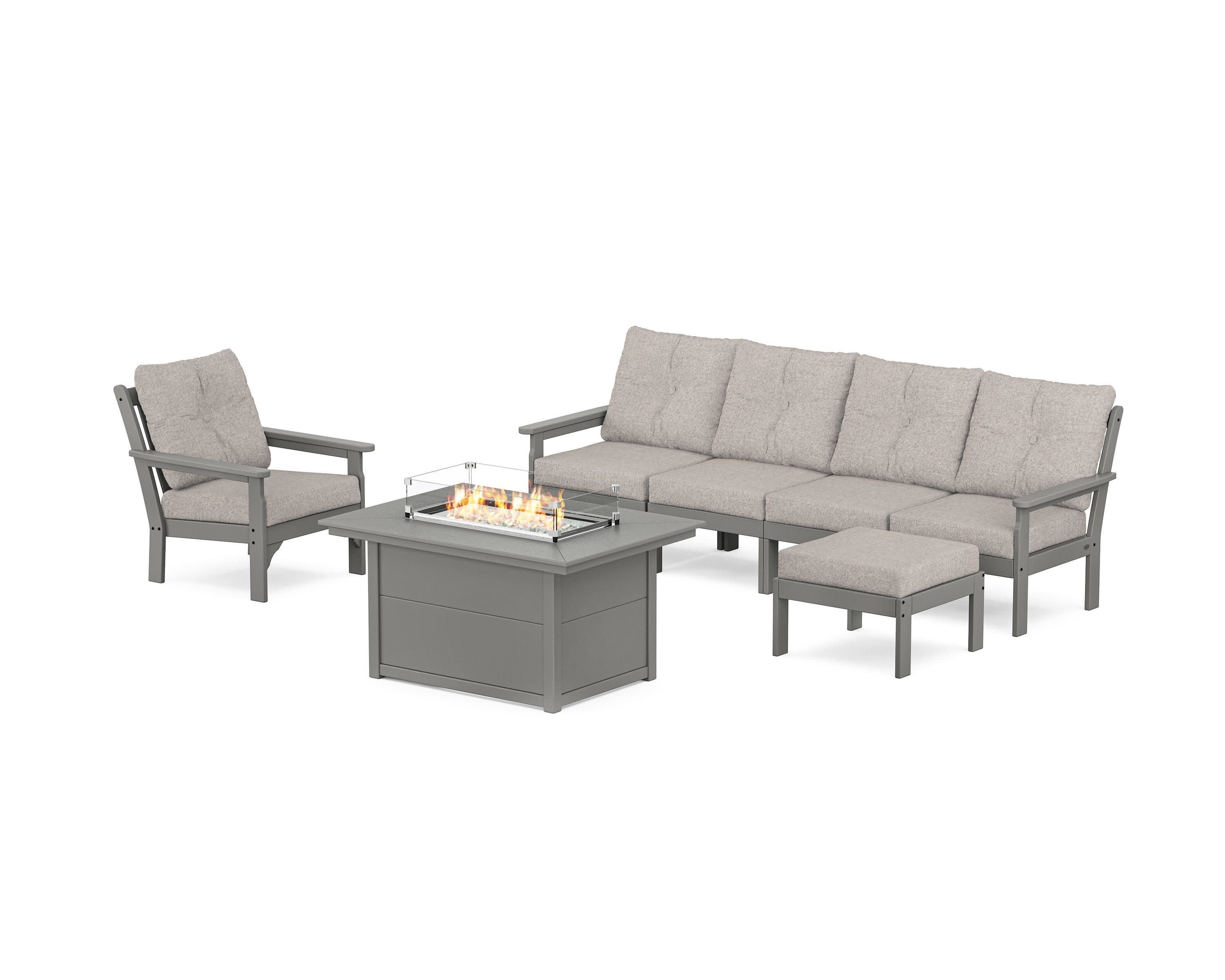 Vineyard Sectional Lounge and Fire Pit Set - Image 22