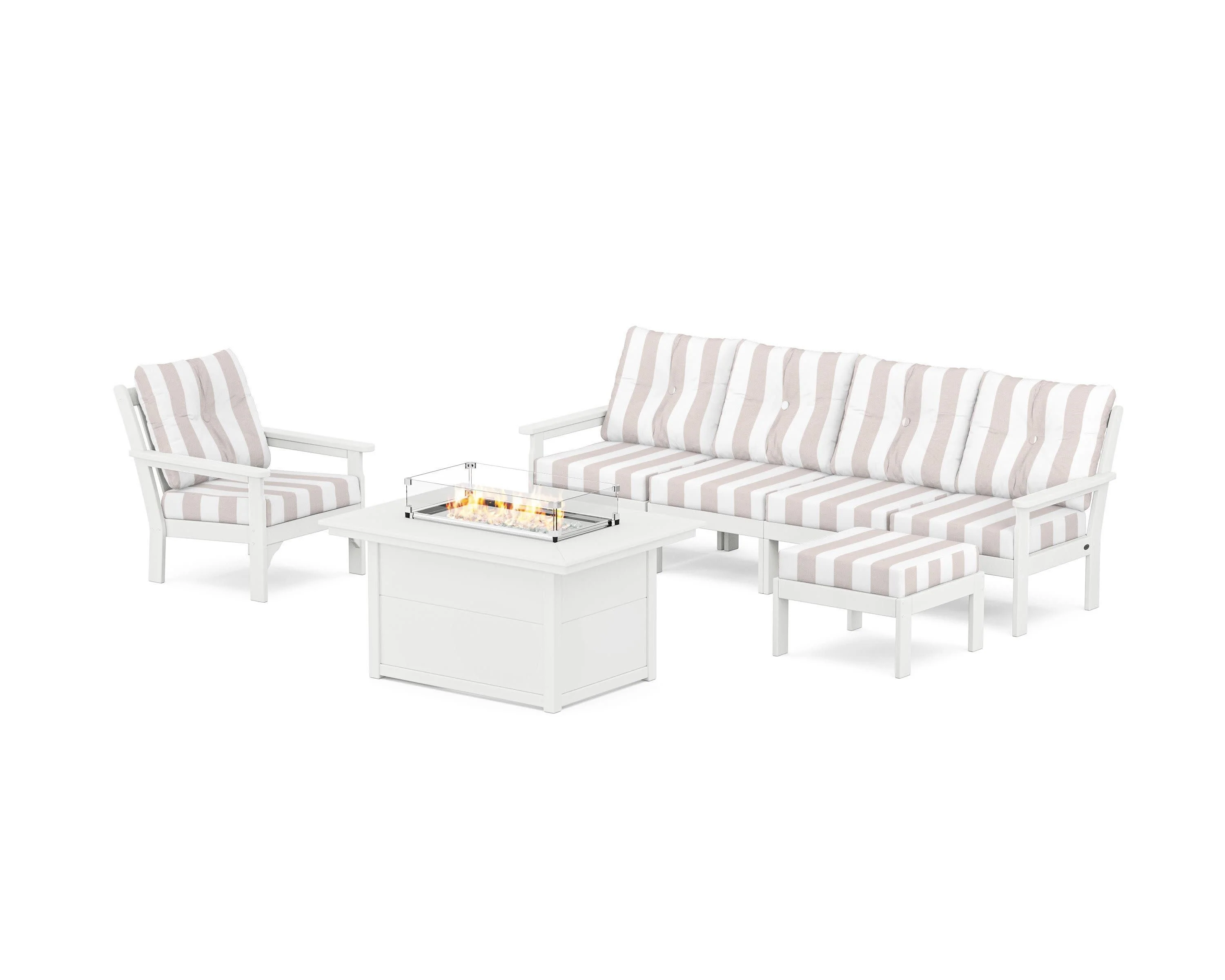 Vineyard Sectional Lounge and Fire Pit Set - Image 24
