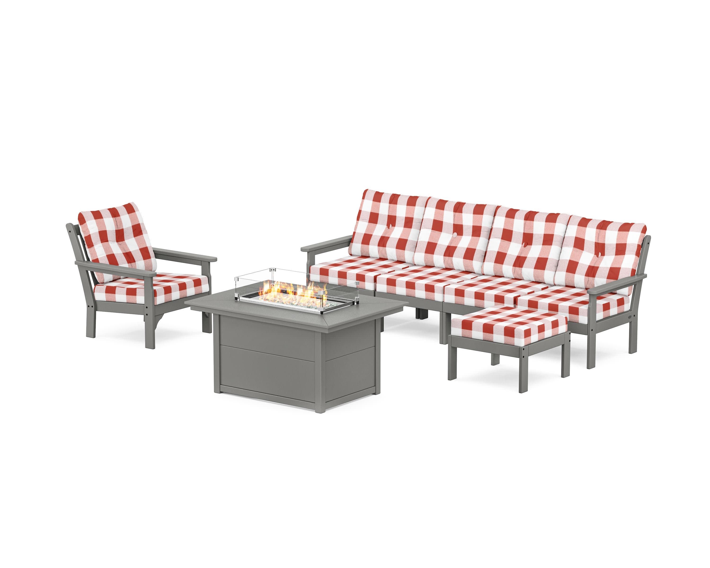 Vineyard Sectional Lounge and Fire Pit Set - Image 27