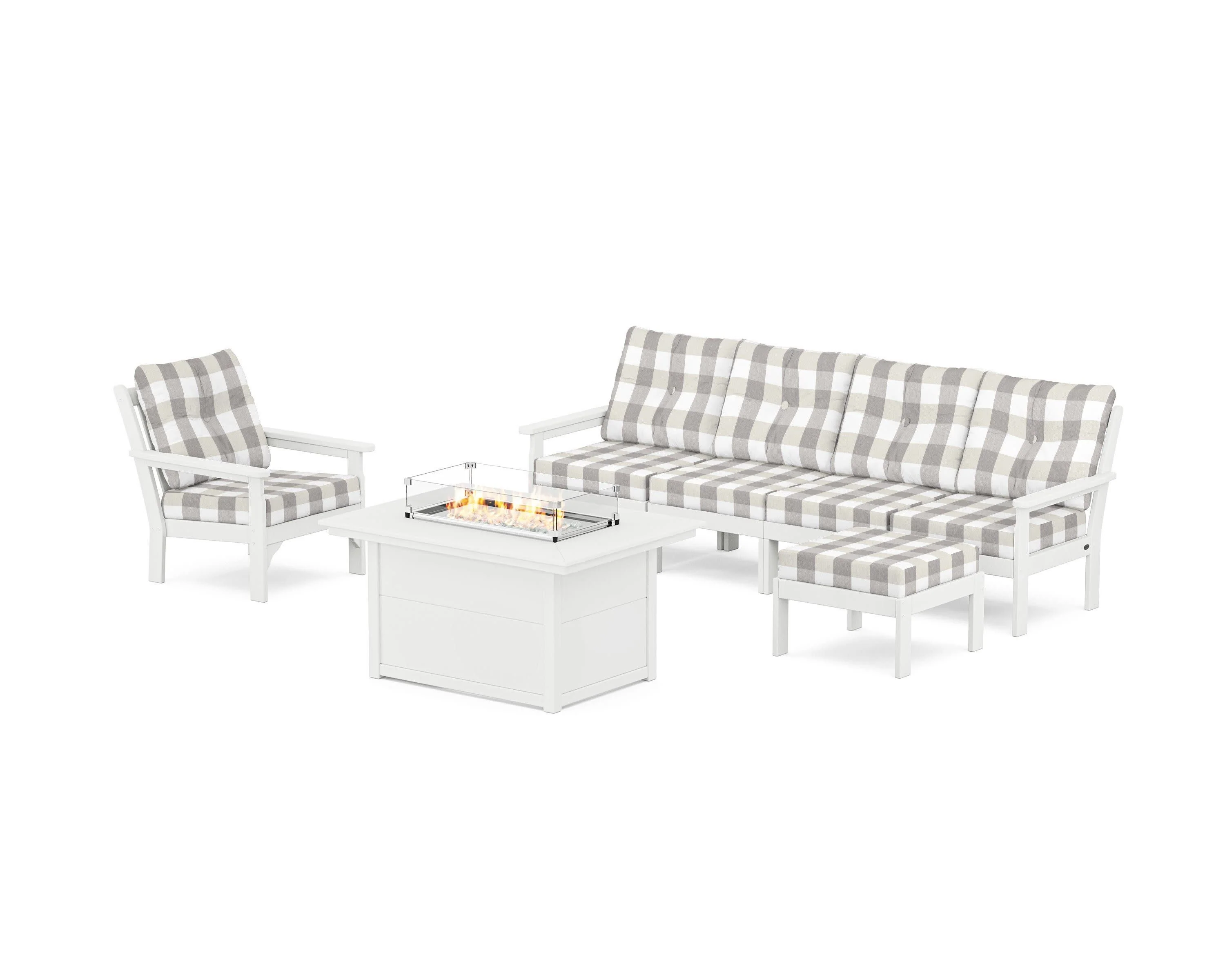 Vineyard Sectional Lounge and Fire Pit Set - Image 29