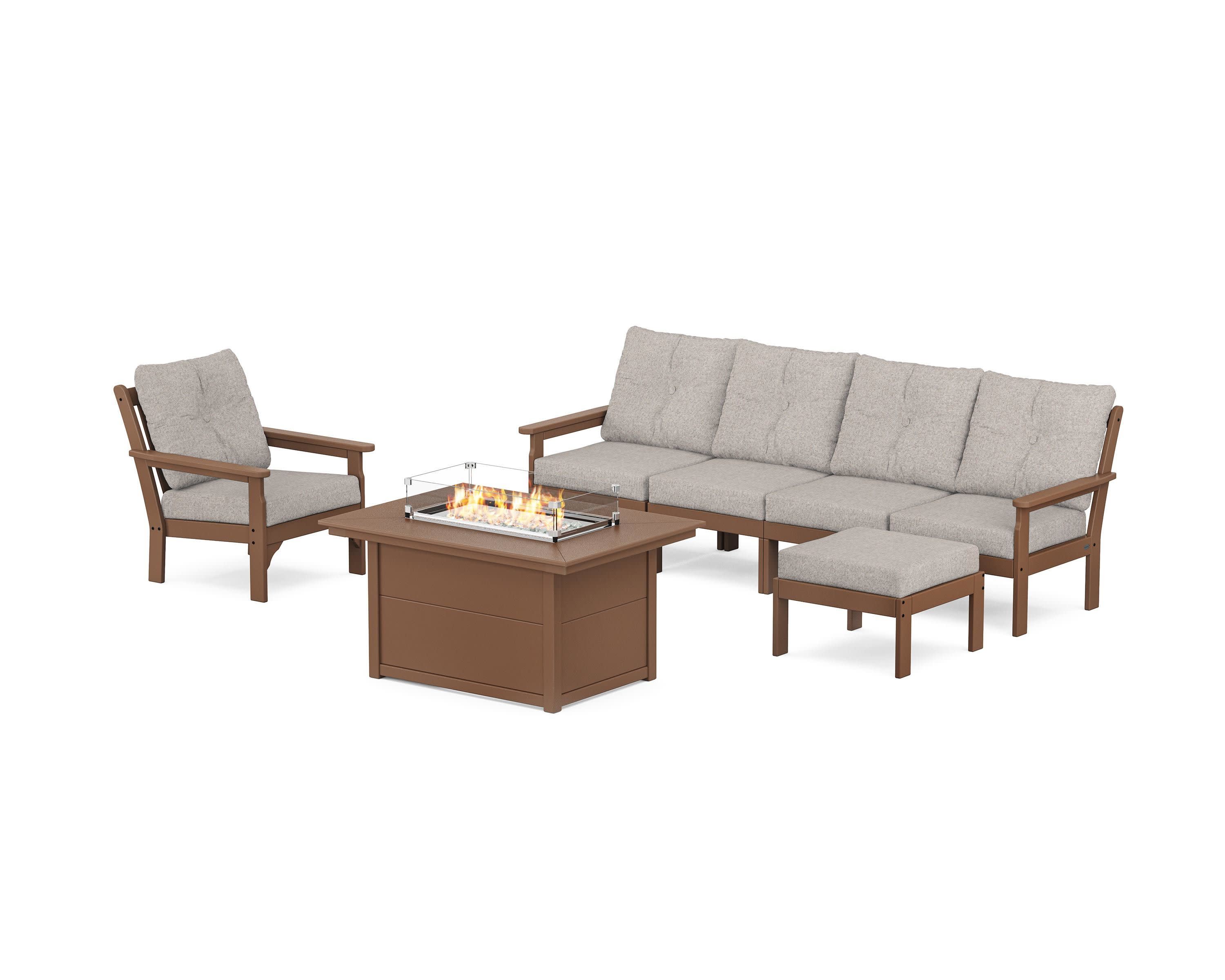 Vineyard Sectional Lounge and Fire Pit Set - Image 31