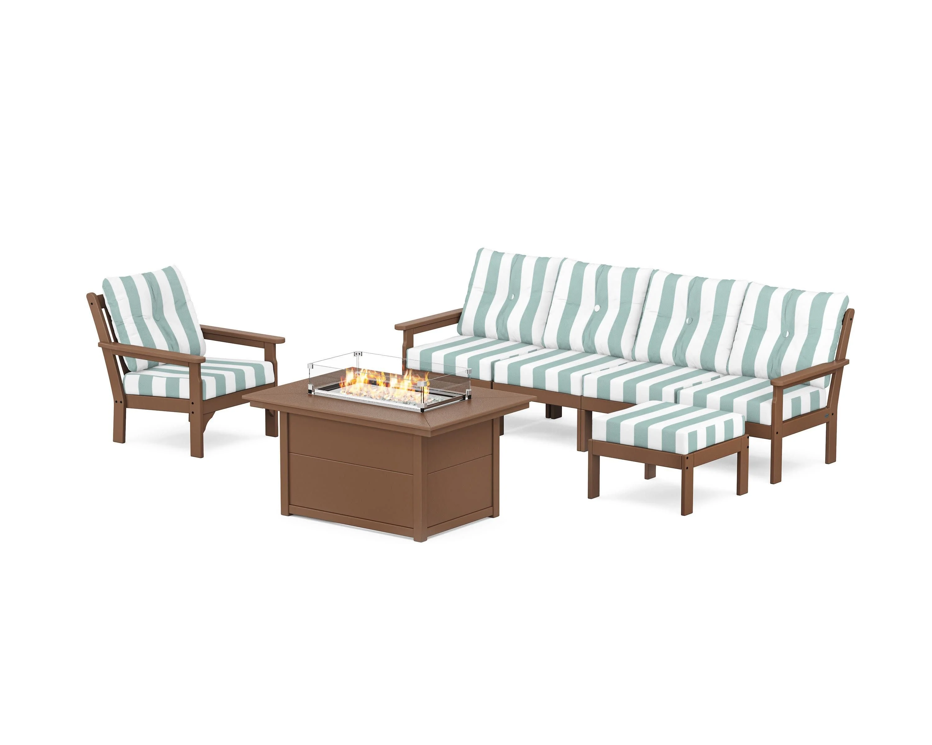 Vineyard Sectional Lounge and Fire Pit Set - Image 35