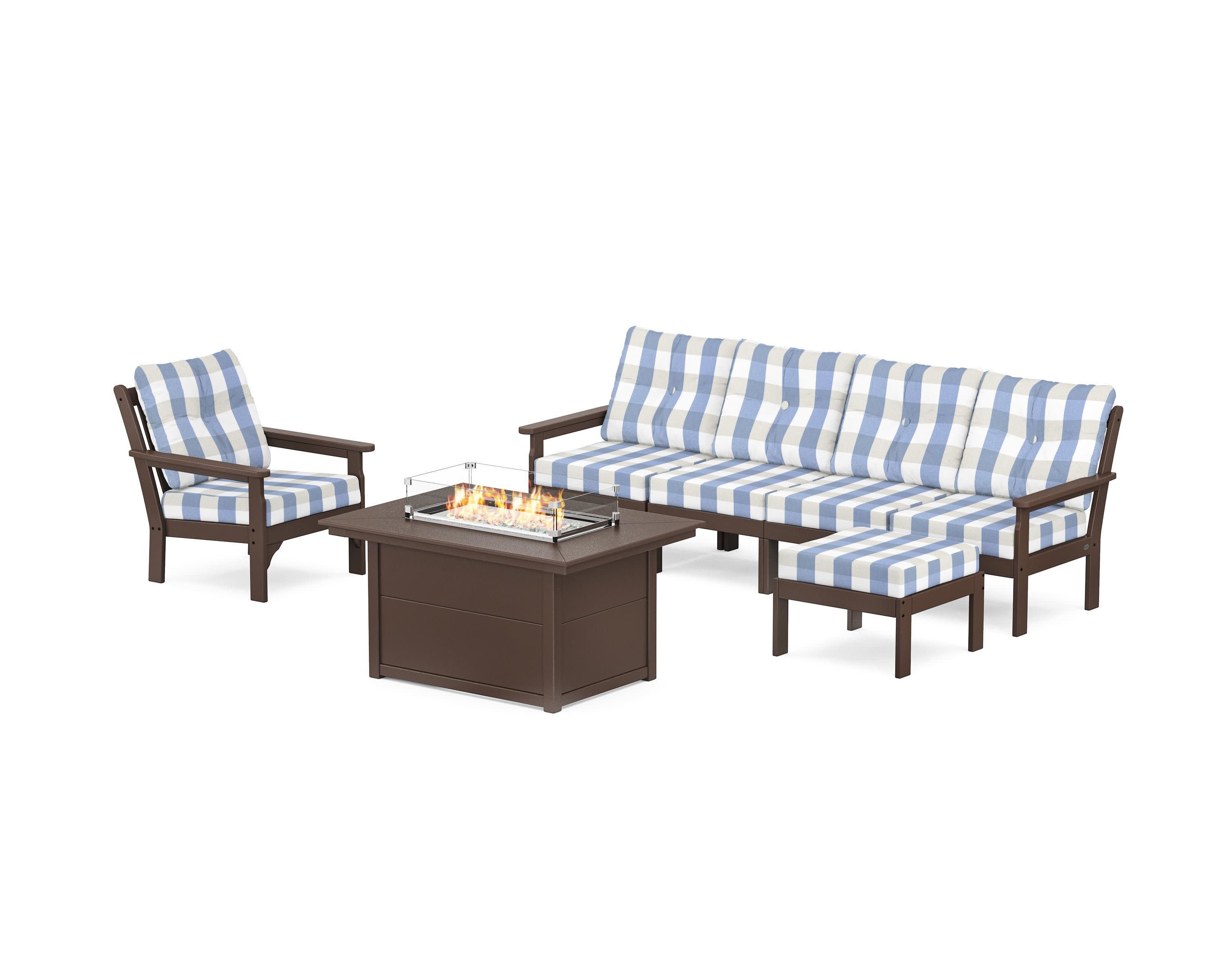 Vineyard Sectional Lounge and Fire Pit Set - Image 38