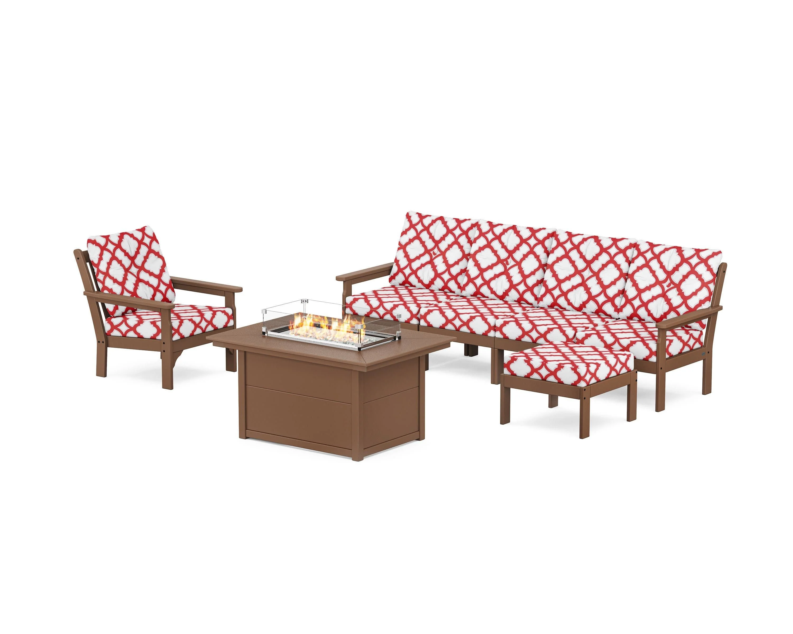 Vineyard Sectional Lounge and Fire Pit Set - Image 40