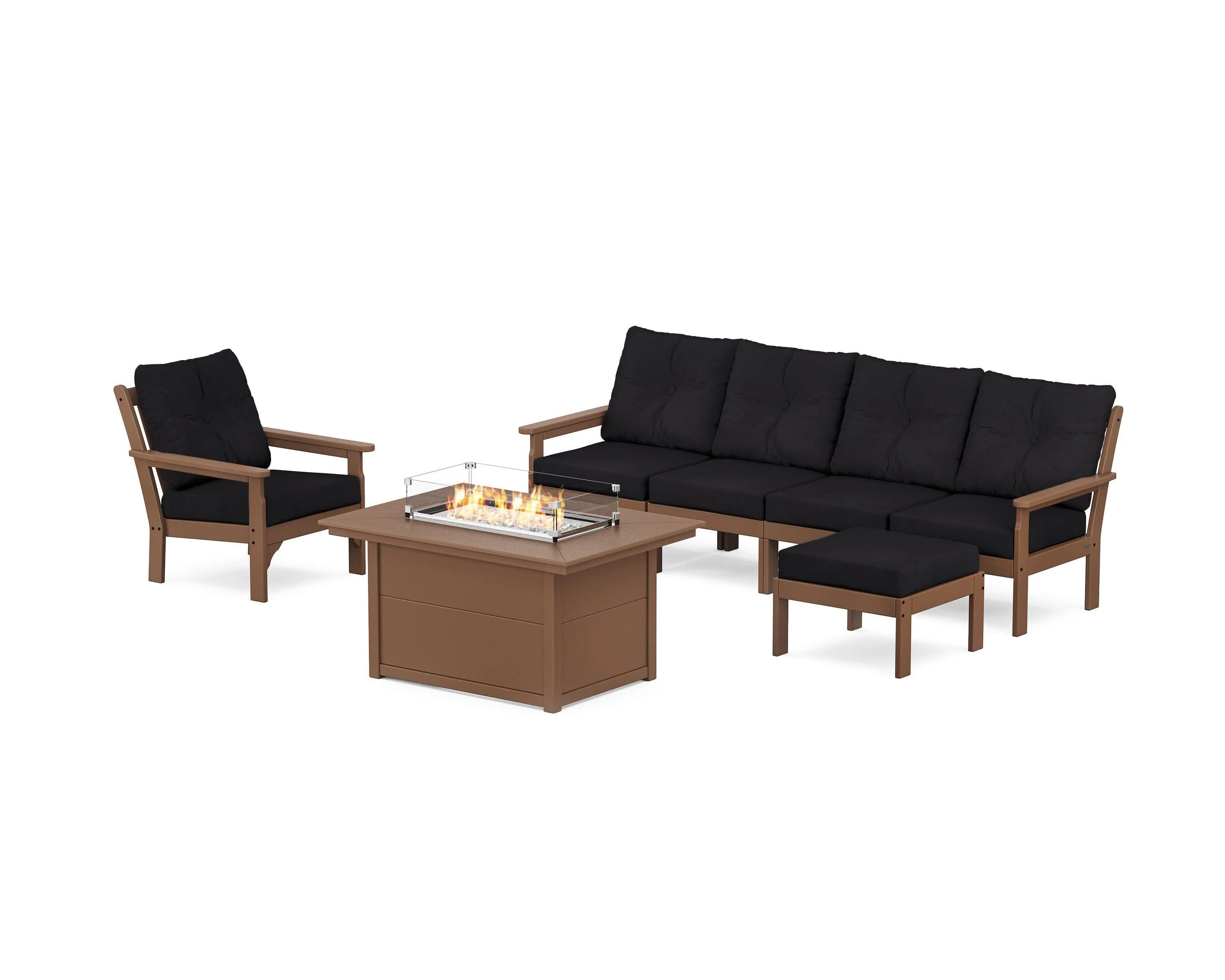 Vineyard Sectional Lounge and Fire Pit Set - Image 41