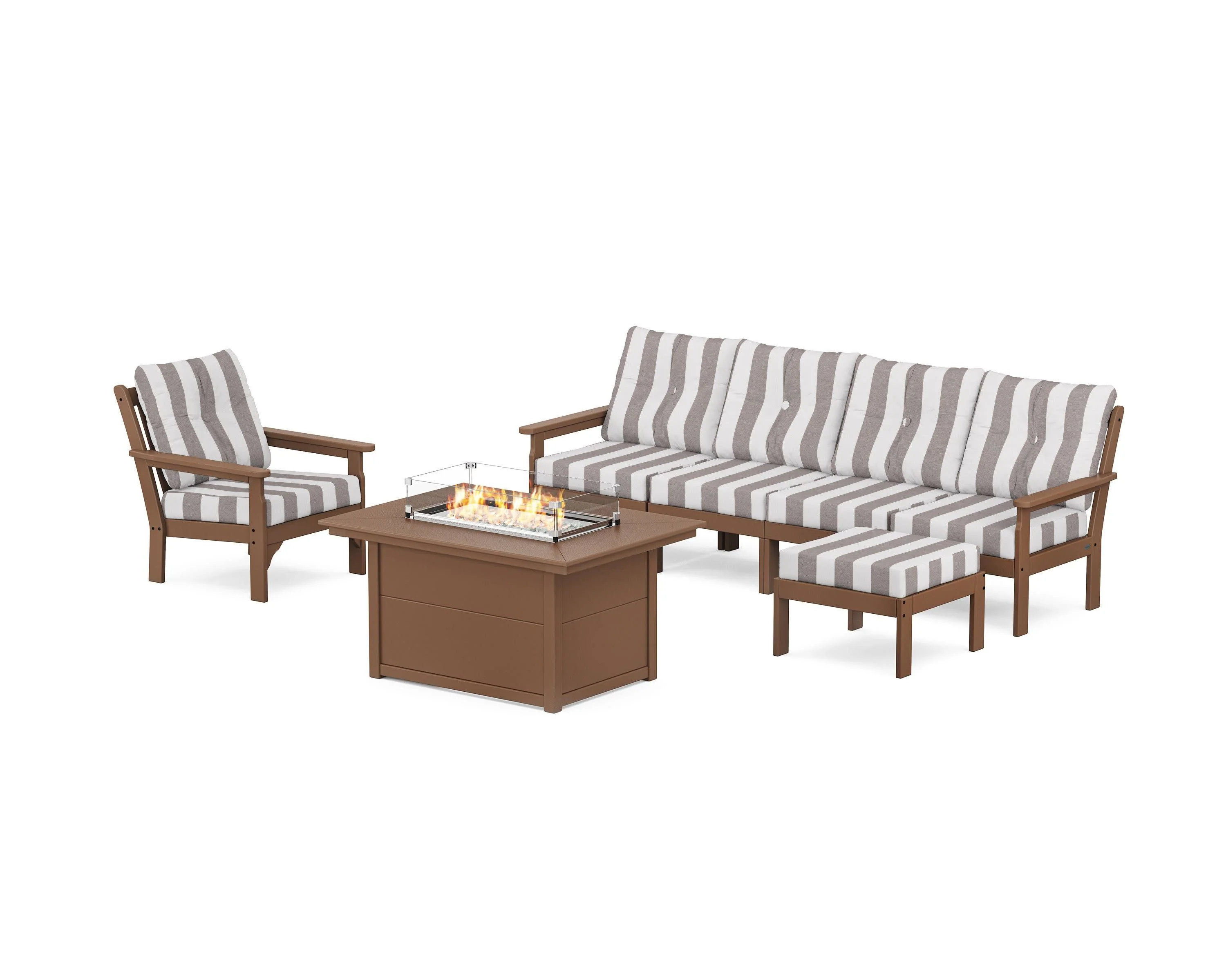 Vineyard Sectional Lounge and Fire Pit Set - Image 44