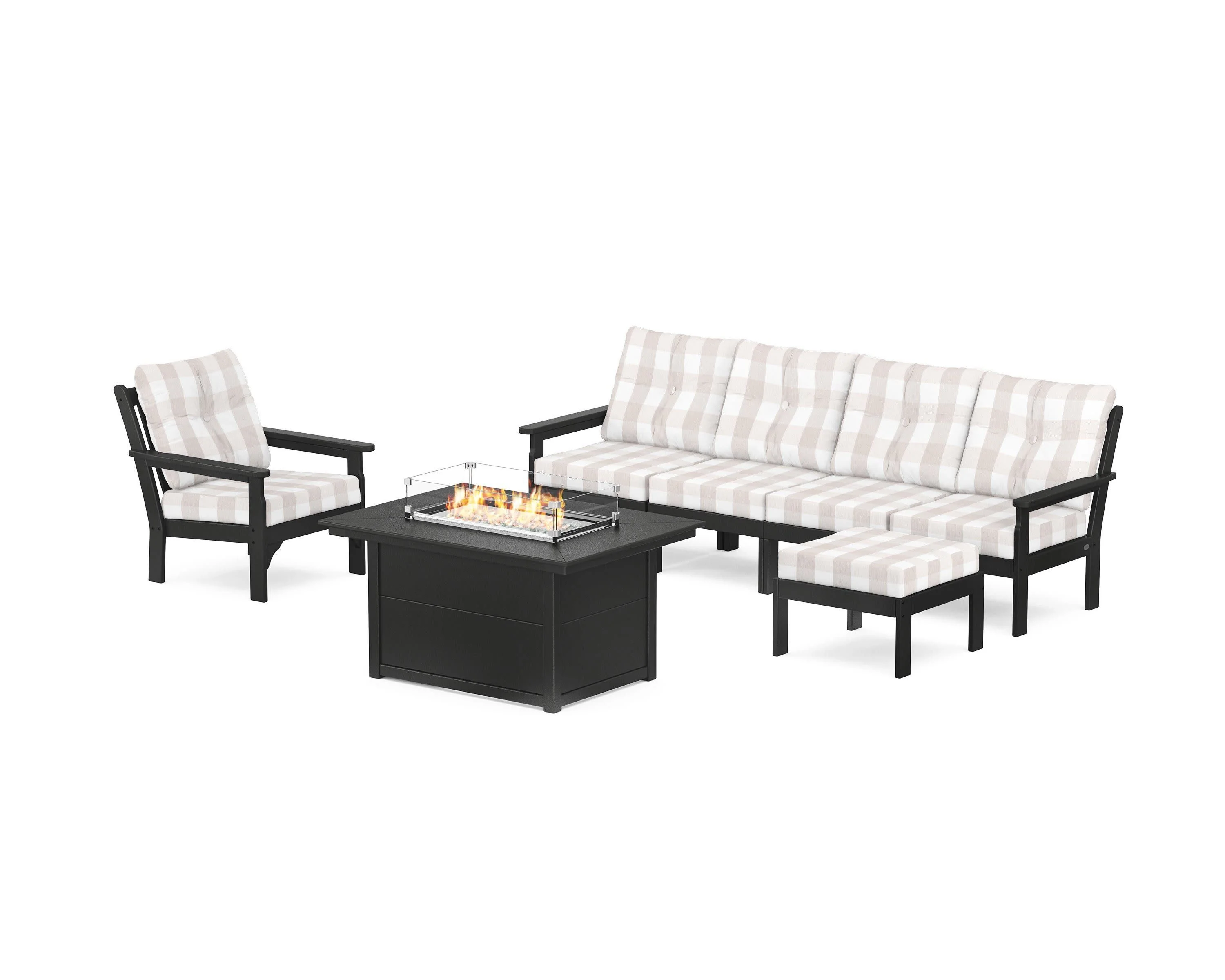 Vineyard Sectional Lounge and Fire Pit Set - Image 5