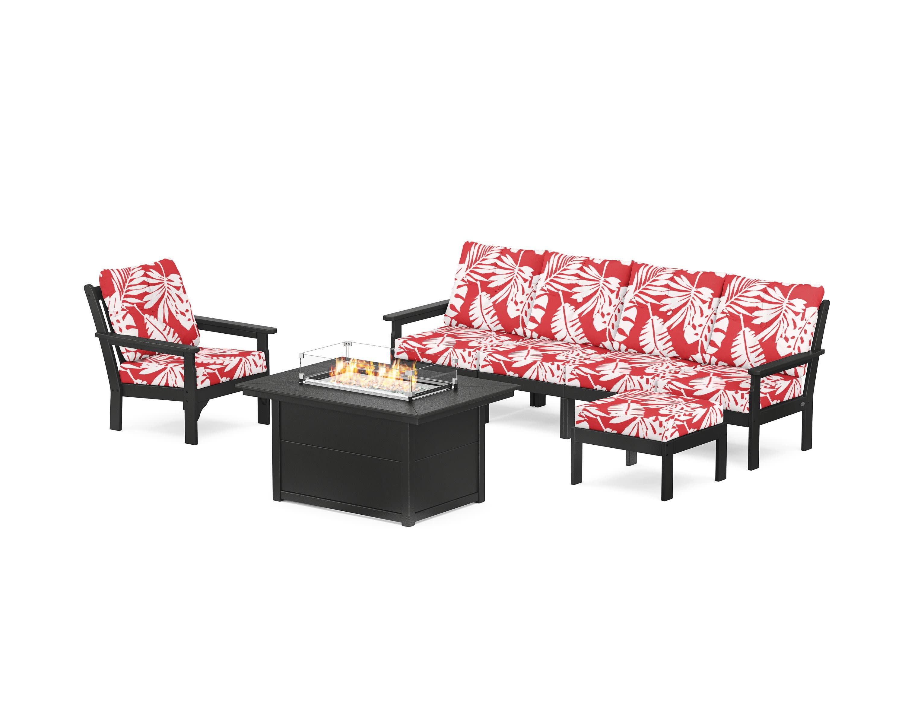 Vineyard Sectional Lounge and Fire Pit Set - Image 59