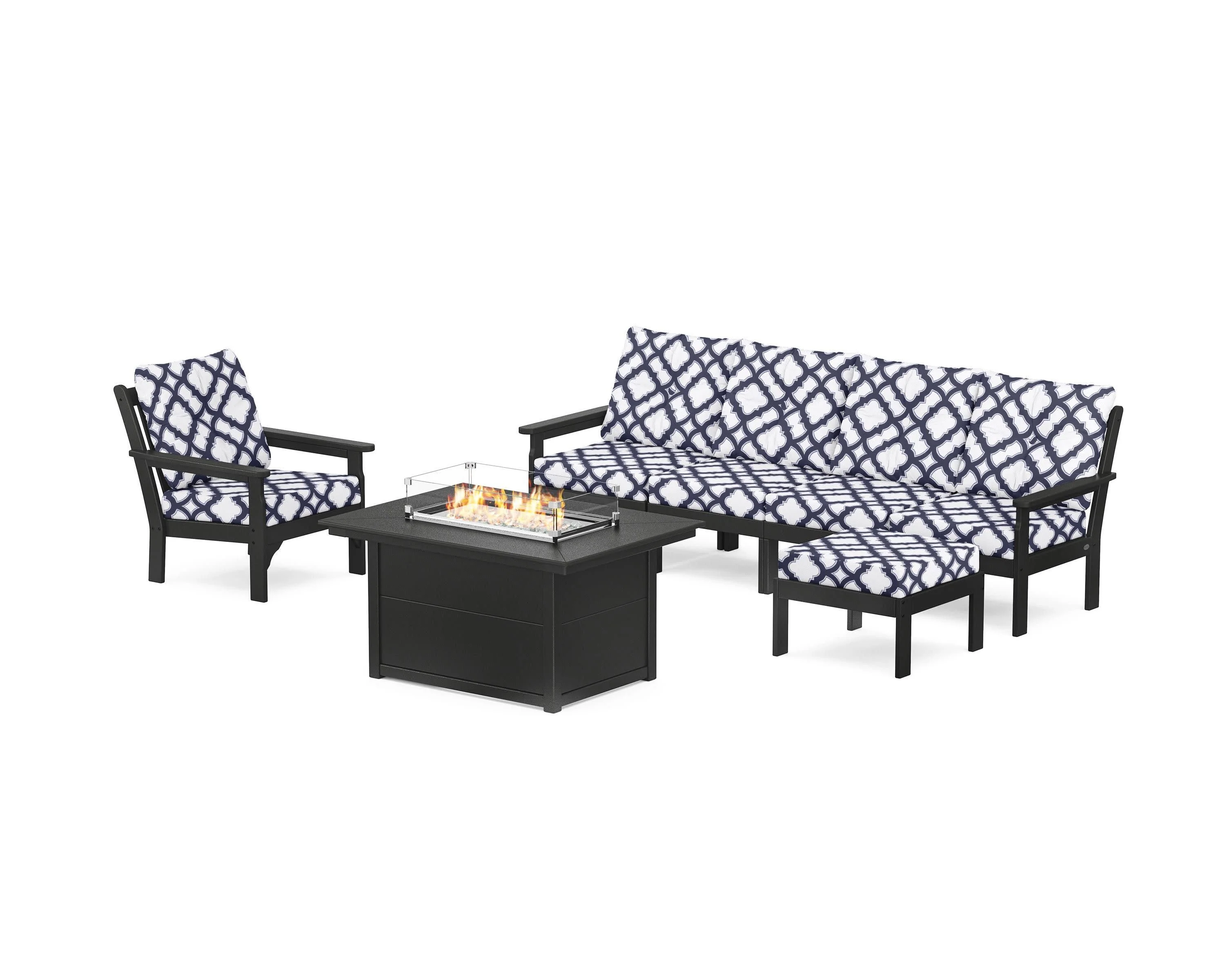 Vineyard Sectional Lounge and Fire Pit Set - Image 60