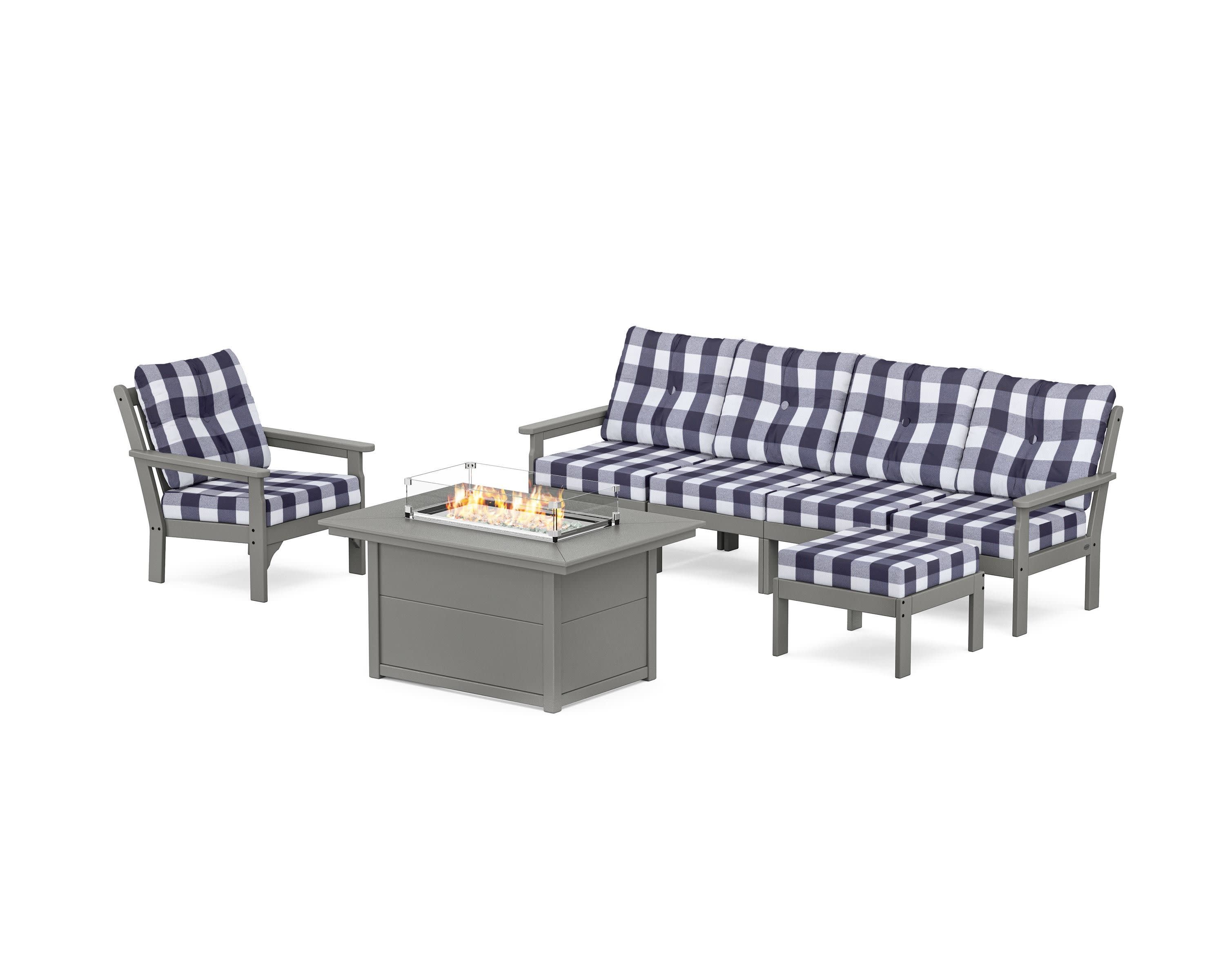 Vineyard Sectional Lounge and Fire Pit Set - Image 77