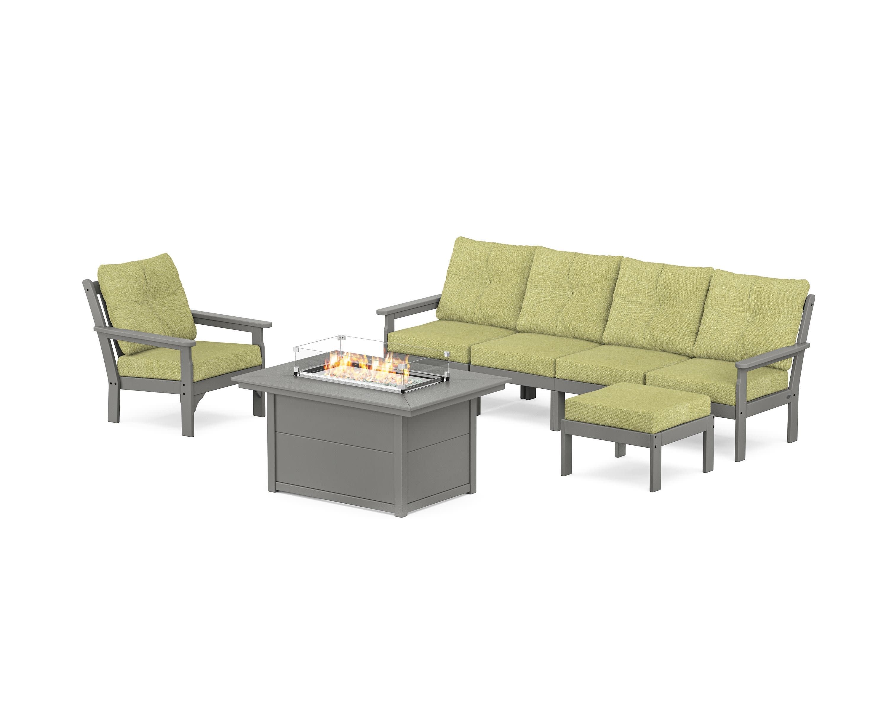 Vineyard Sectional Lounge and Fire Pit Set - Image 8