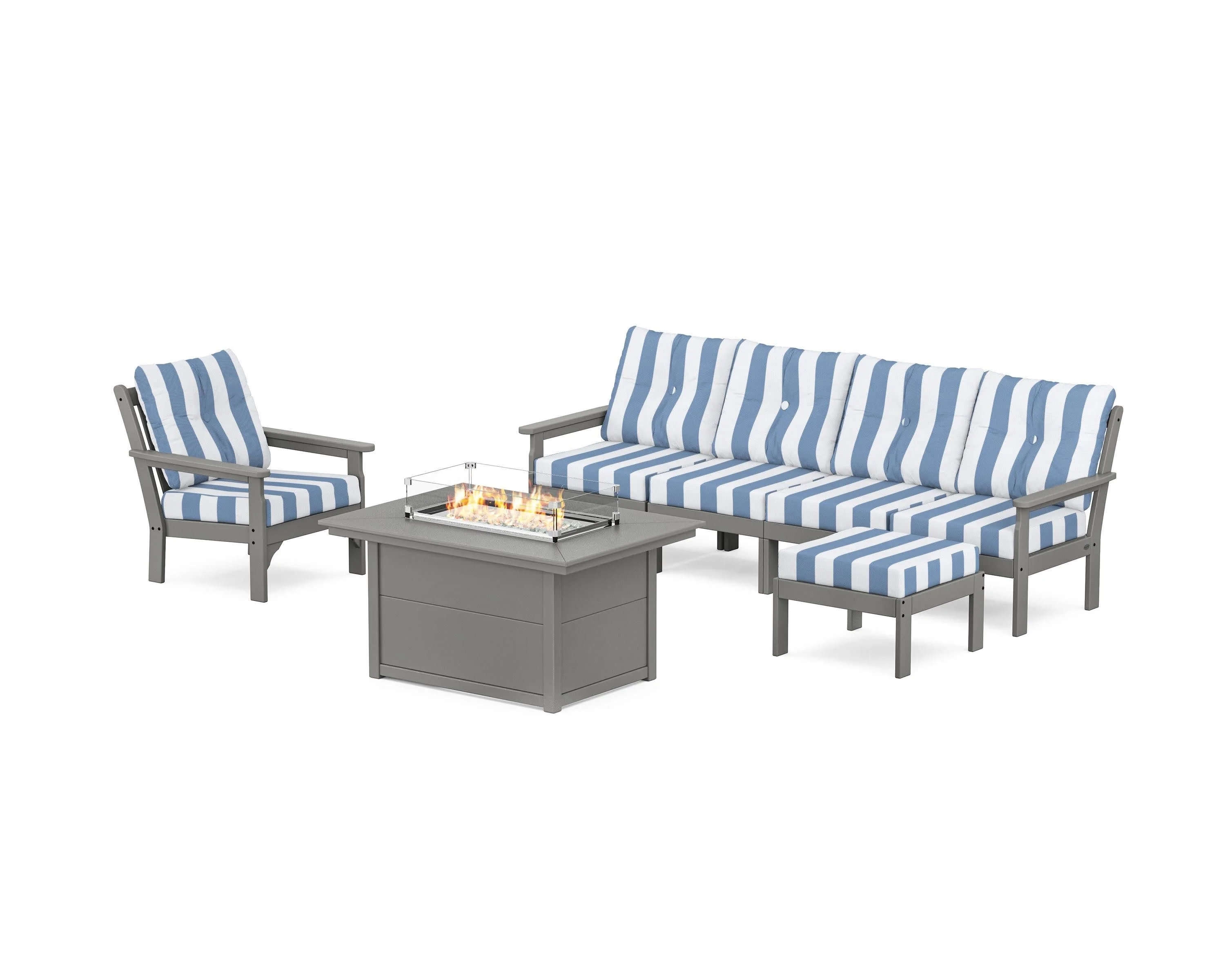Vineyard Sectional Lounge and Fire Pit Set - Image 87