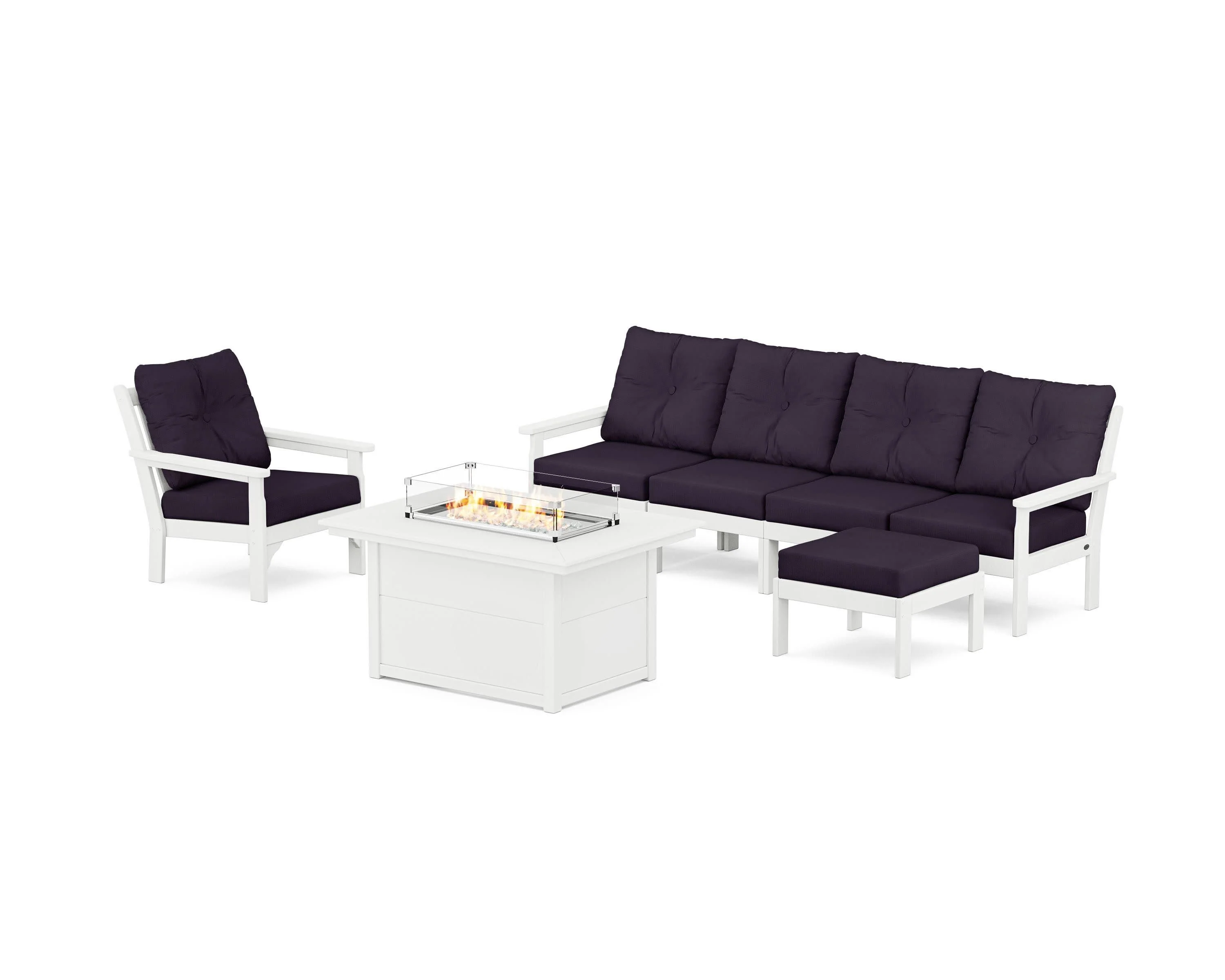 Vineyard Sectional Lounge and Fire Pit Set - Image 89