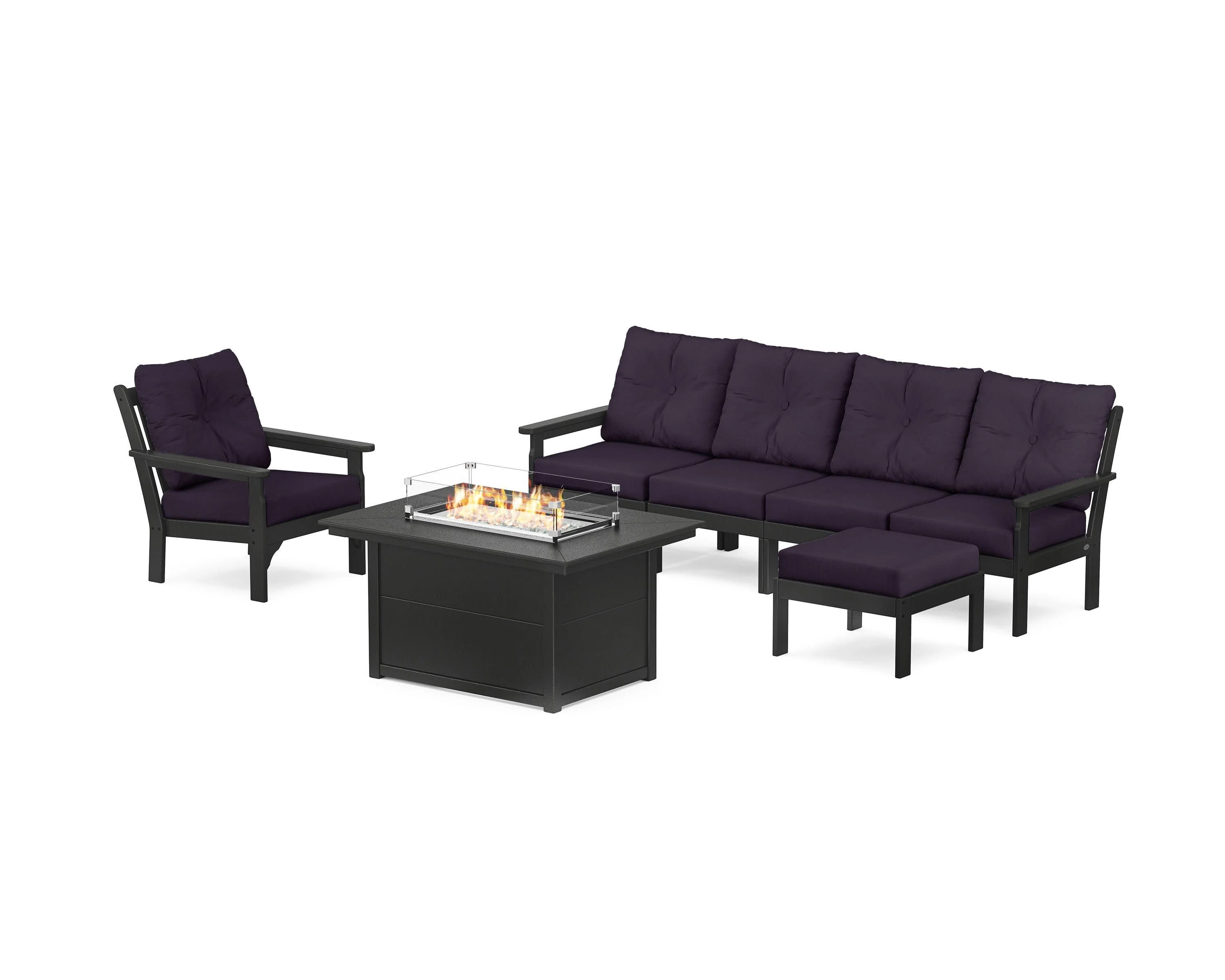 Vineyard Sectional Lounge and Fire Pit Set - Image 98