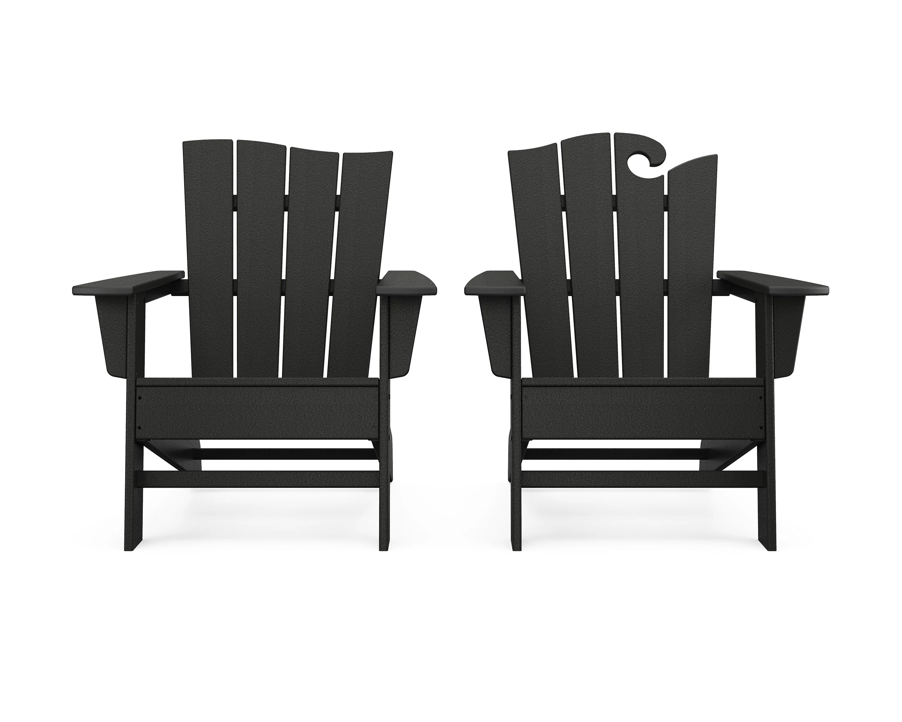 Wave 2-Piece Adirondack Set with The Wave Chair Left - Image 17