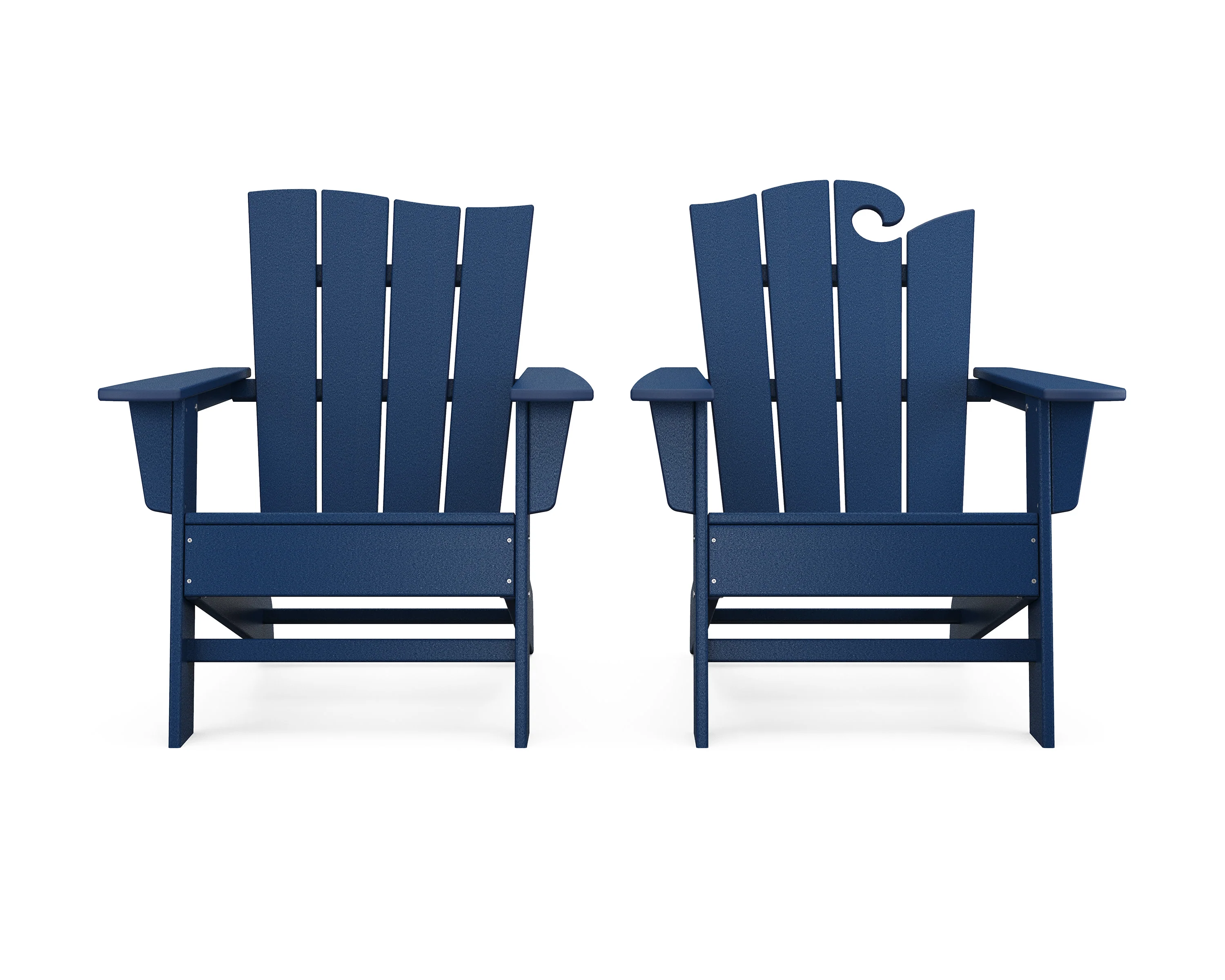 Wave 2-Piece Adirondack Set with The Wave Chair Left - Image 18
