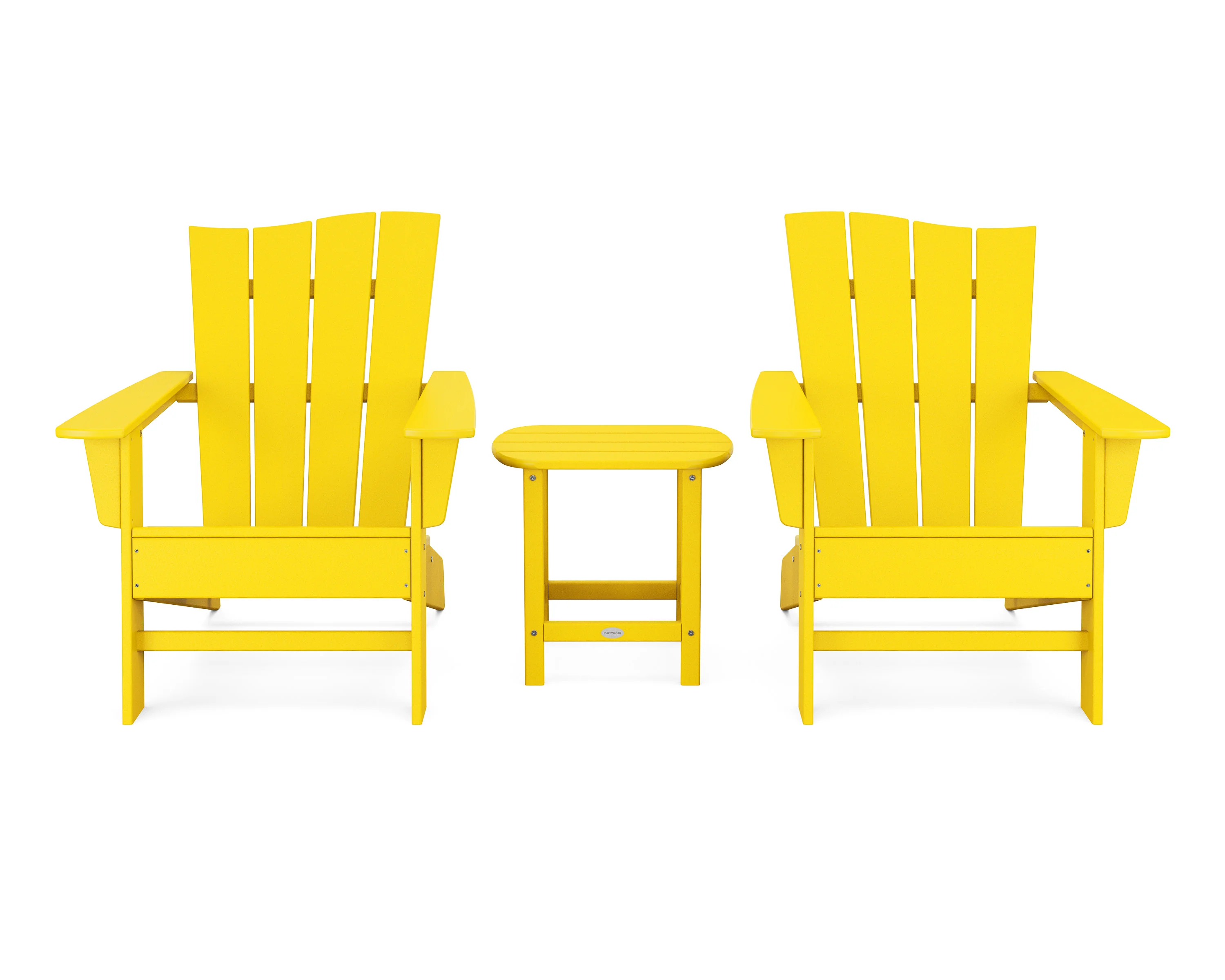 Wave 3-Piece Adirondack Chair Set - Image 12