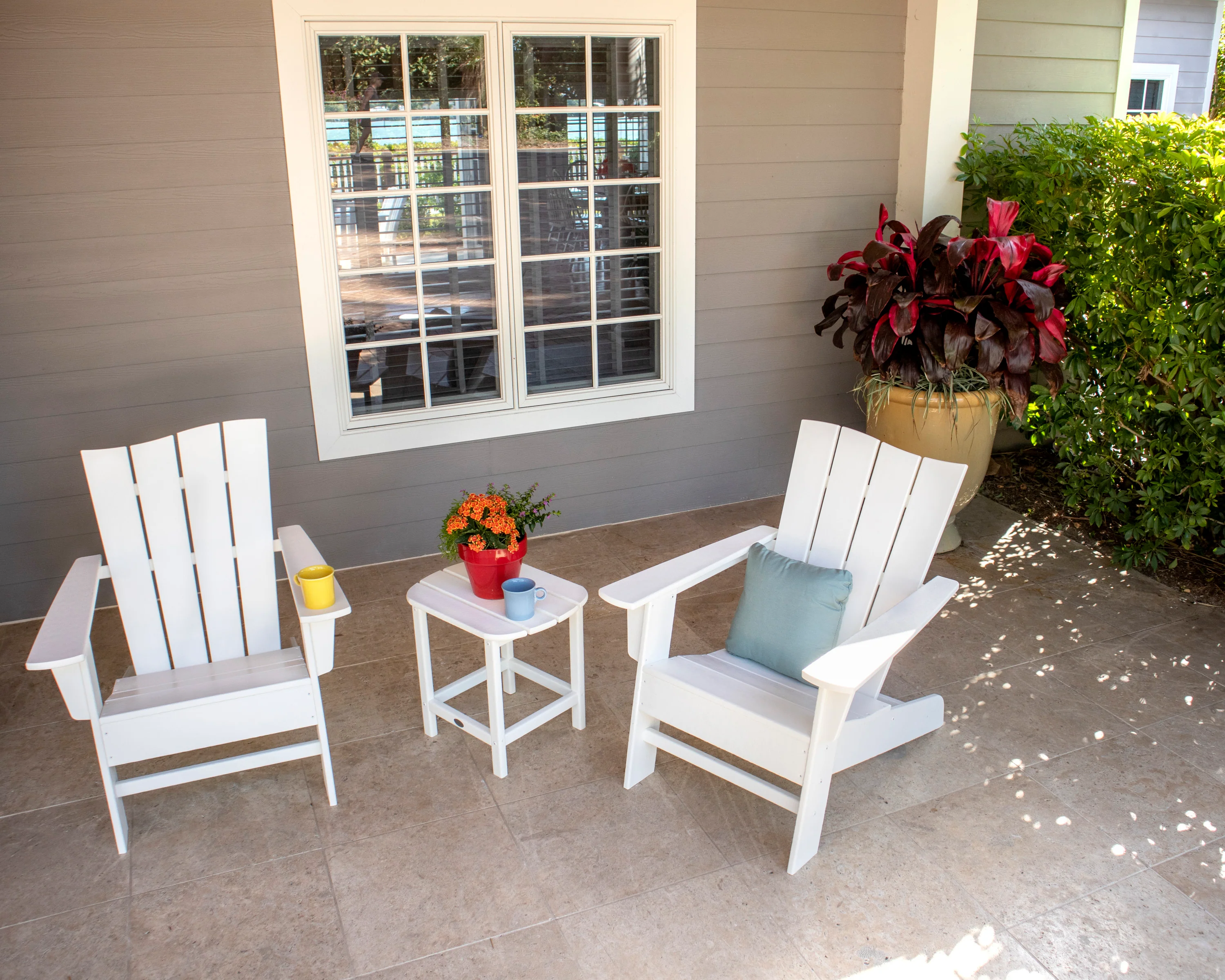 Wave 3-Piece Adirondack Chair Set - Image 5