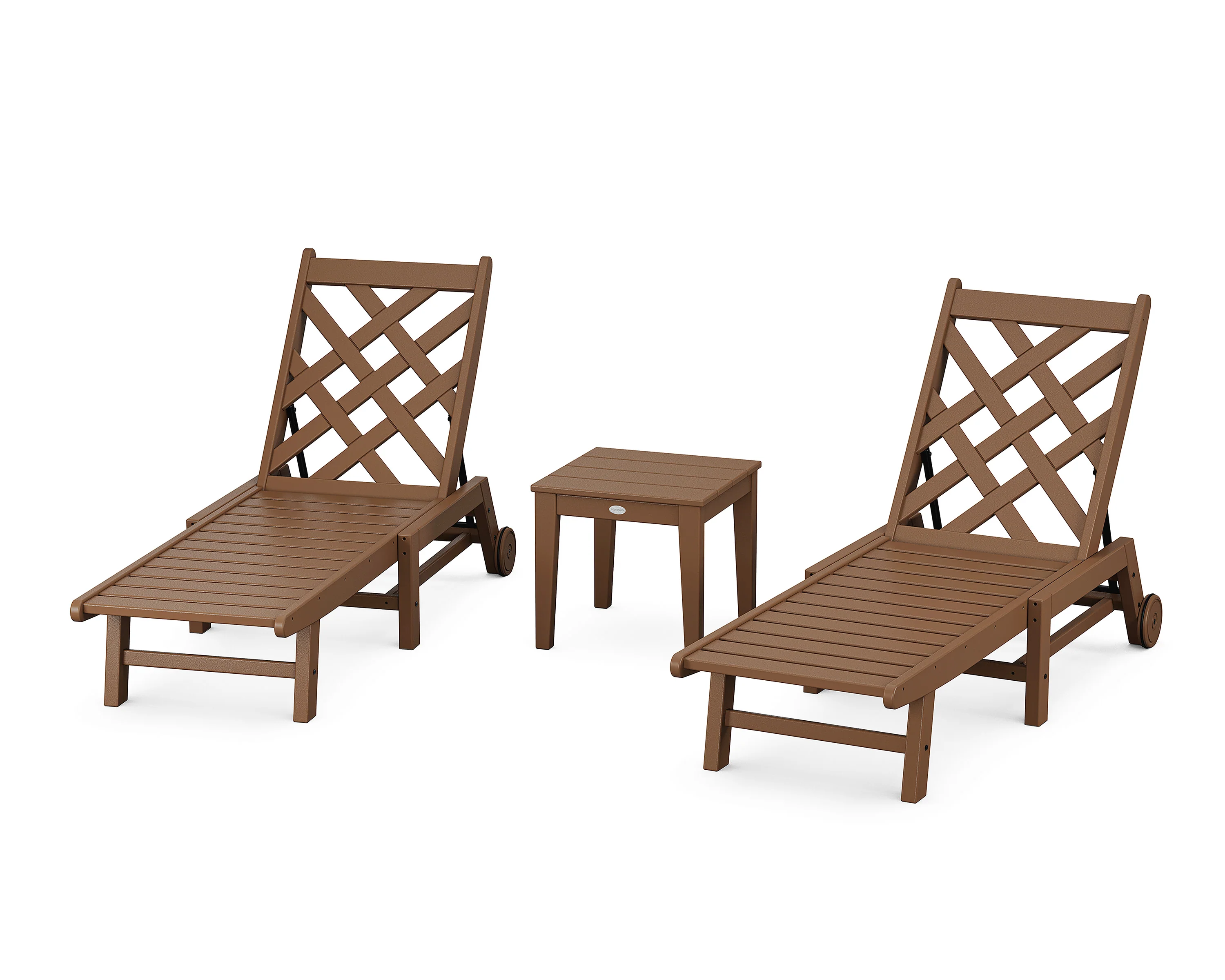 Wovendale 3-Piece Chaise Set with Wheels - Image 3