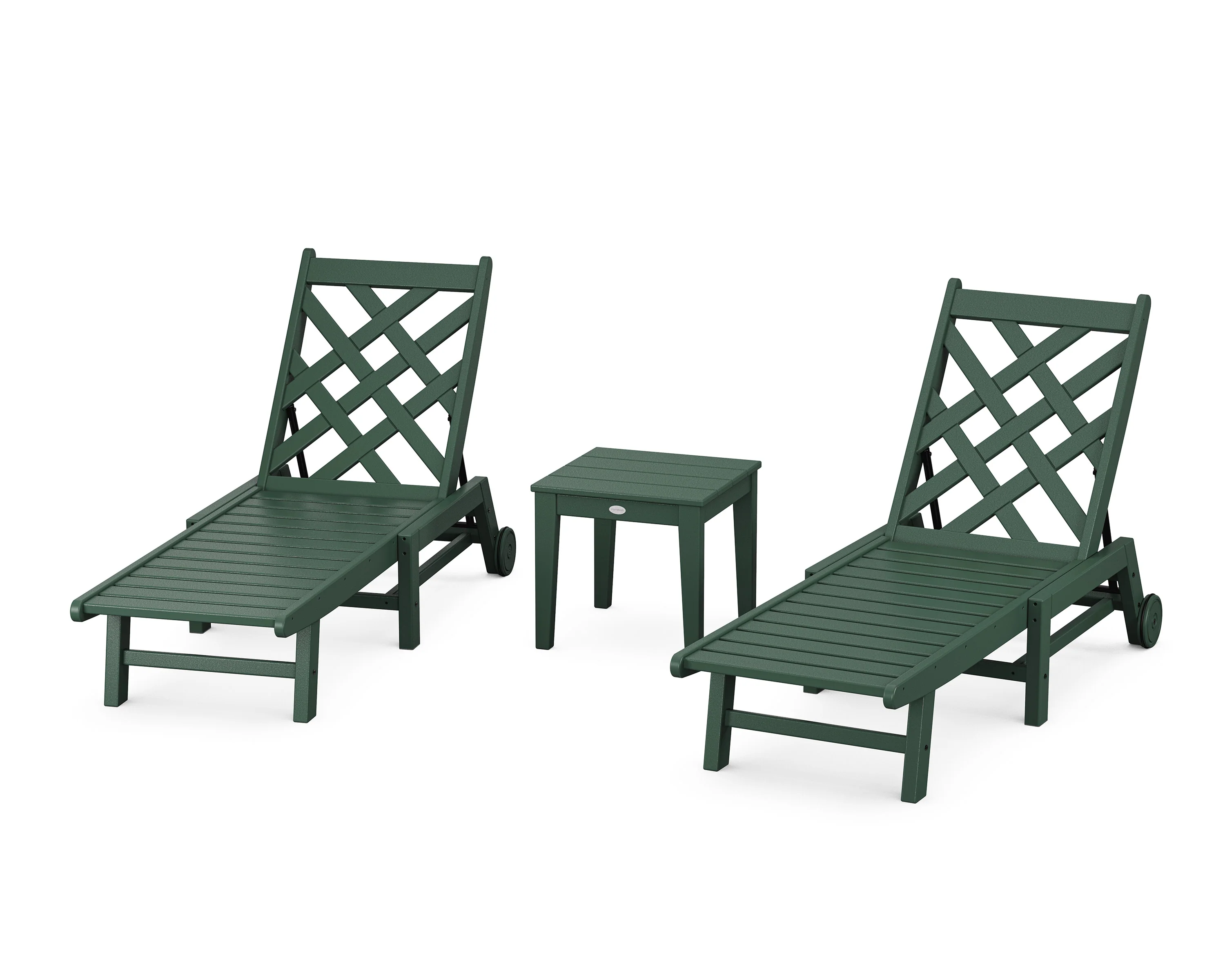 Wovendale 3-Piece Chaise Set with Wheels - Image 4