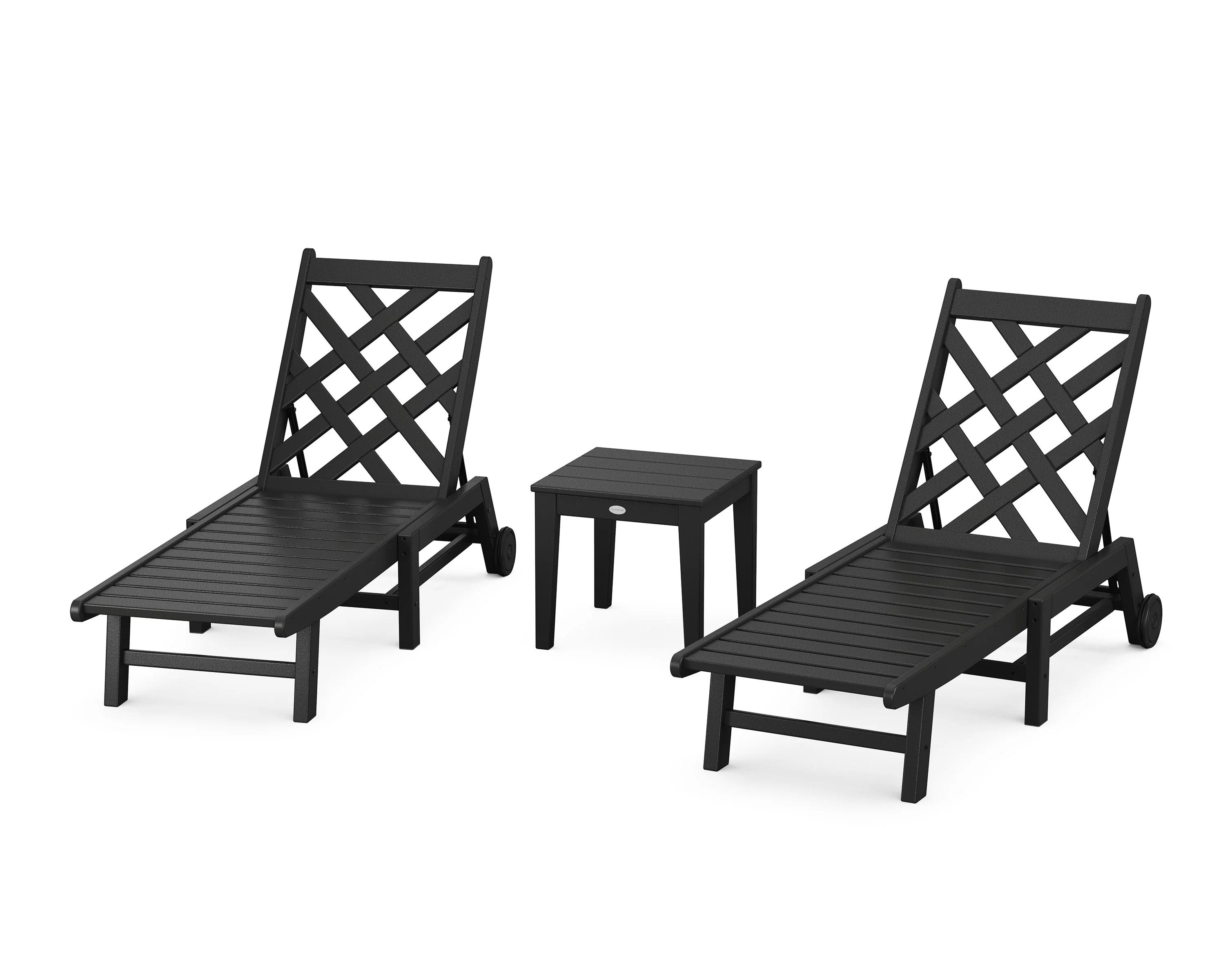 Wovendale 3-Piece Chaise Set with Wheels - Image 7