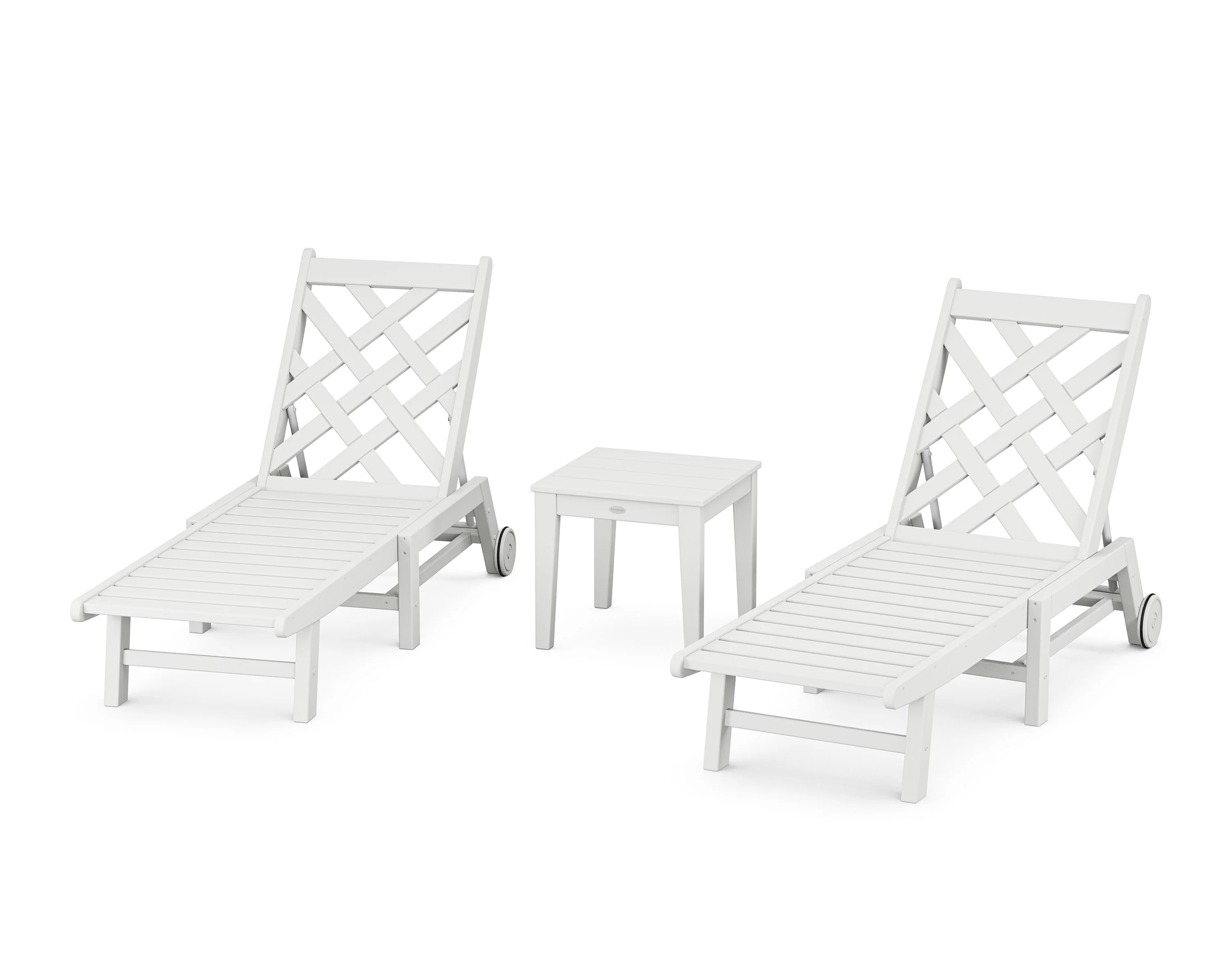Wovendale 3-Piece Chaise Set with Wheels - Image 8