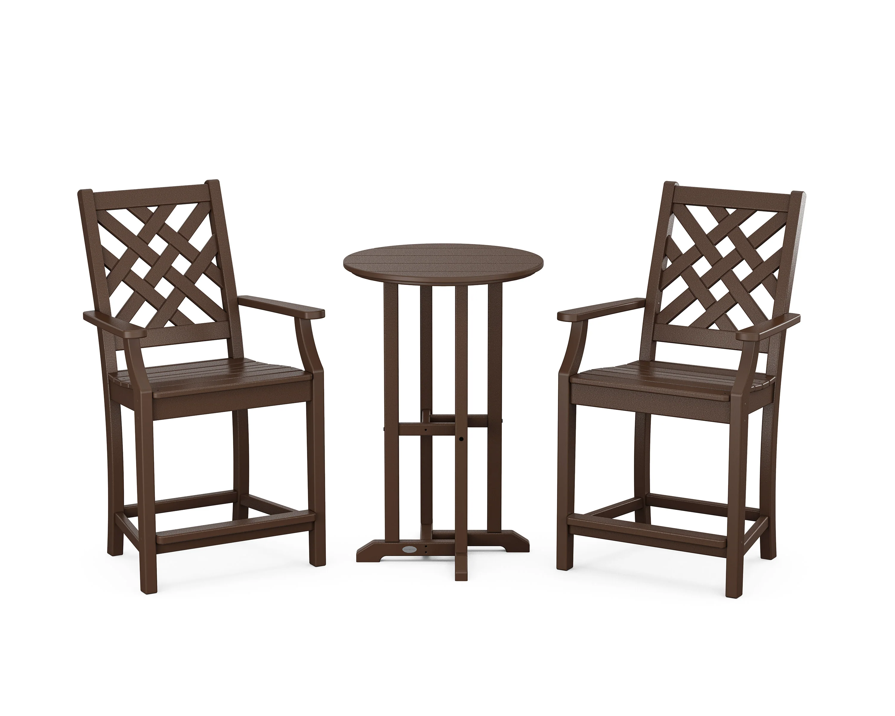 Wovendale 3-Piece Farmhouse Bistro Counter Set - Image 3