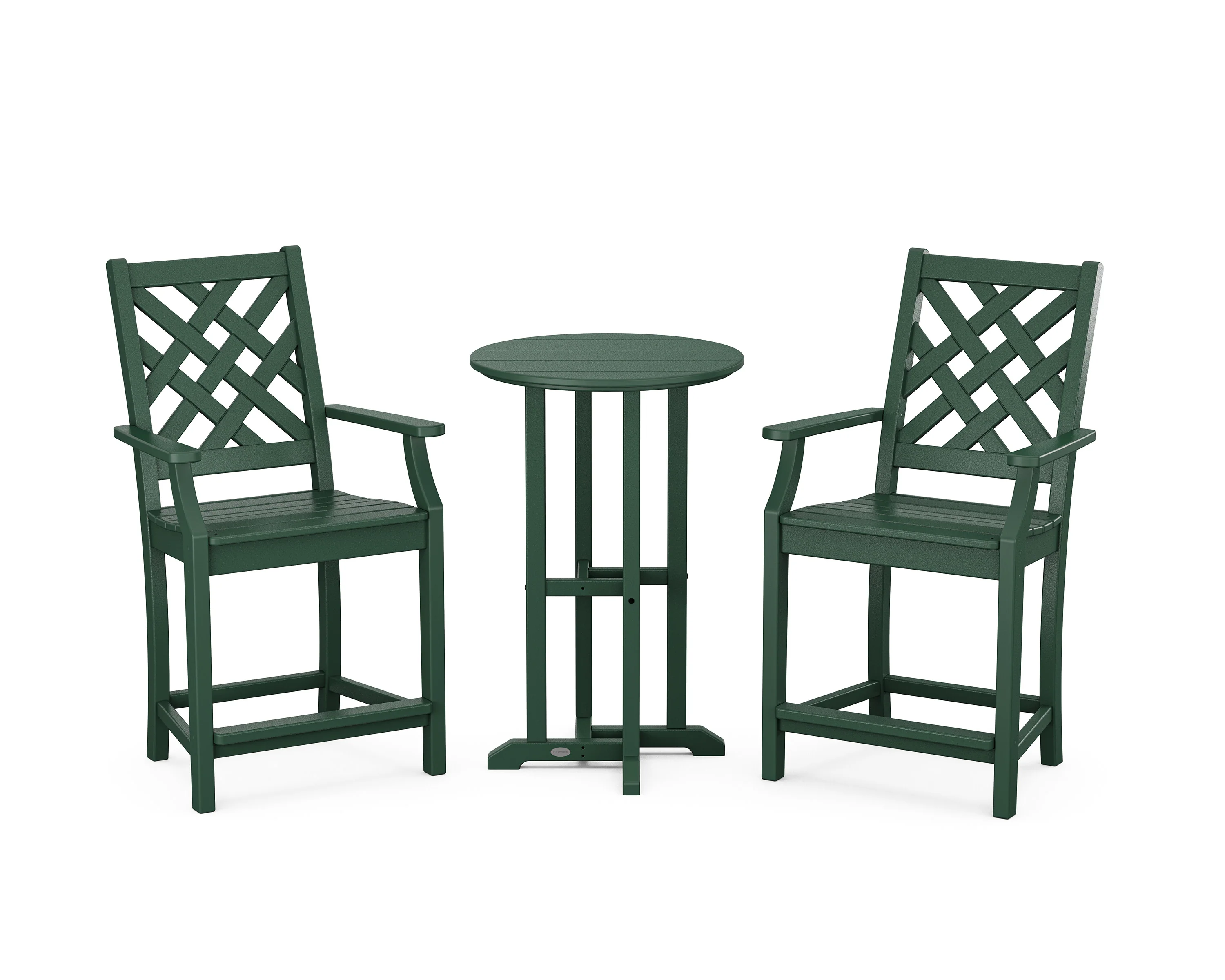 Wovendale 3-Piece Farmhouse Bistro Counter Set - Image 5