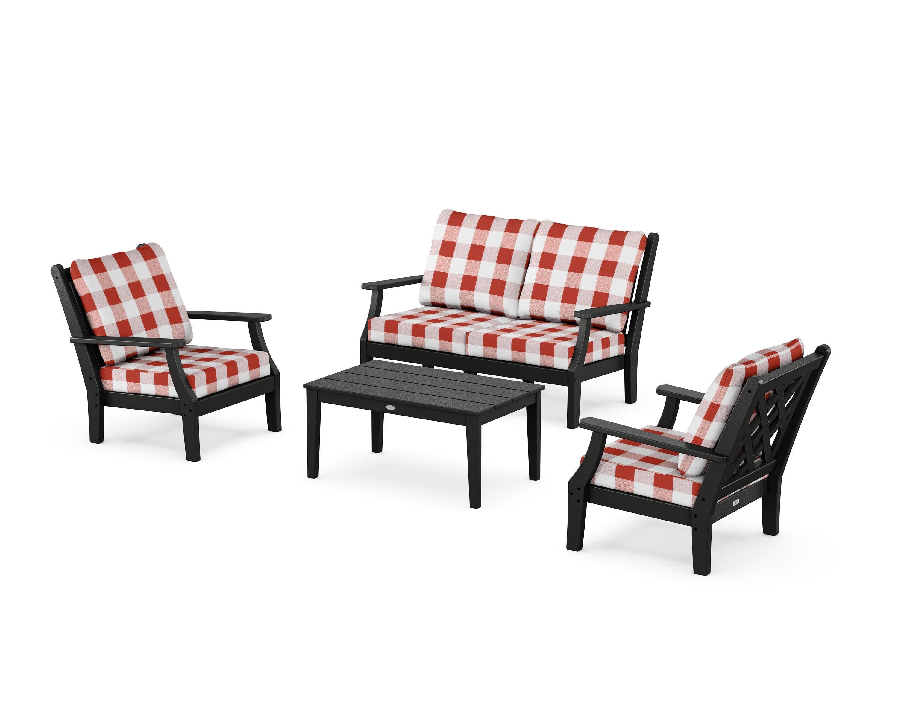Wovendale 4-Piece Deep Seating Set with Loveseat - Image 26