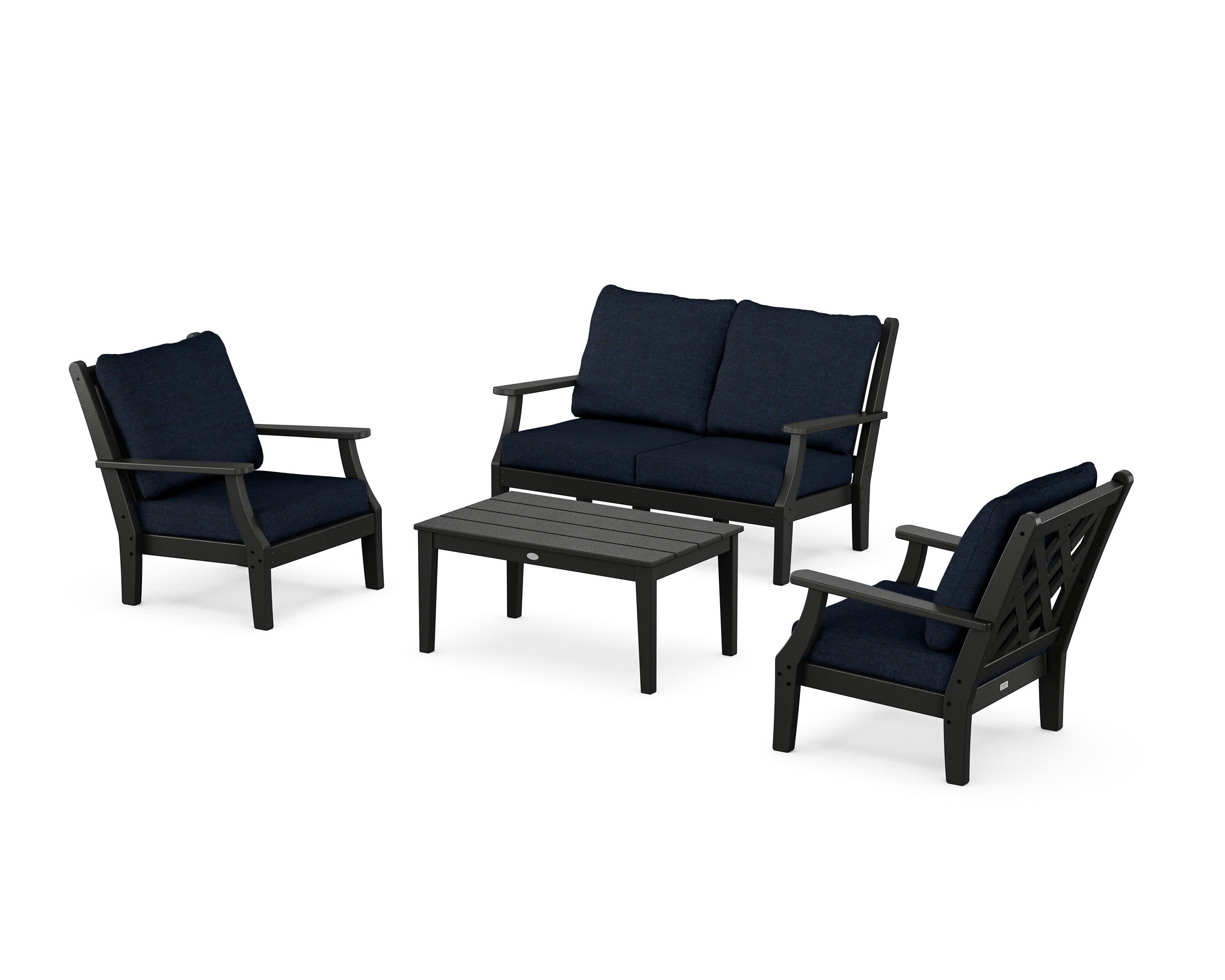 Wovendale 4-Piece Deep Seating Set with Loveseat - Image 30