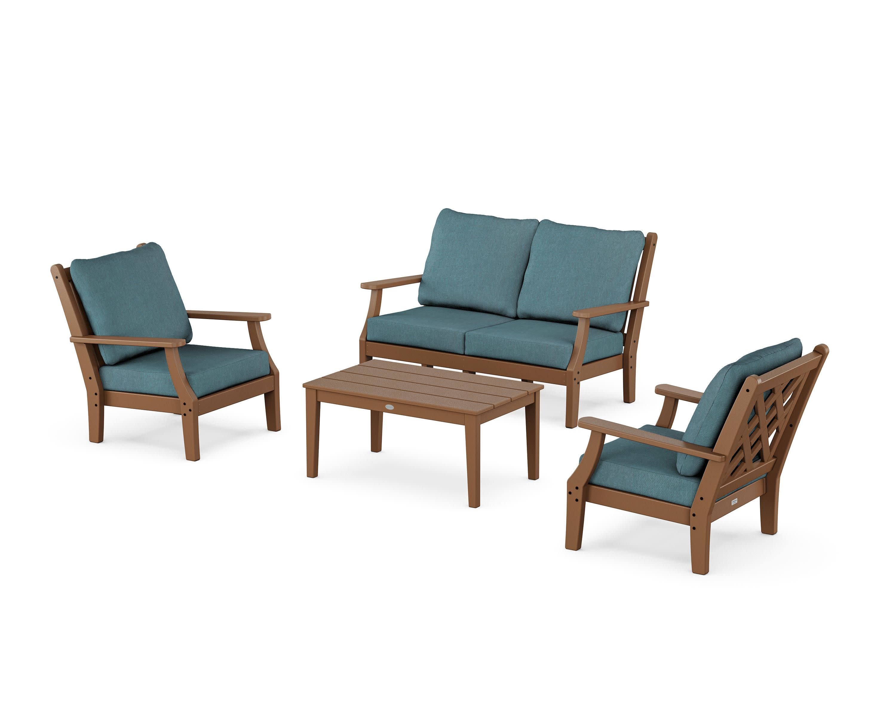 Wovendale 4-Piece Deep Seating Set with Loveseat - Image 36