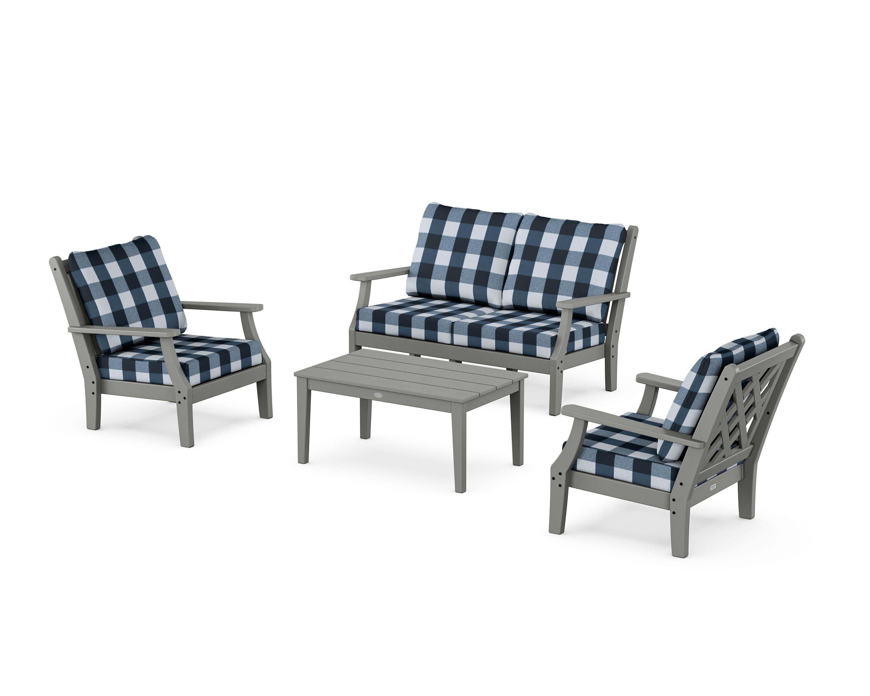 Wovendale 4-Piece Deep Seating Set with Loveseat - Image 6